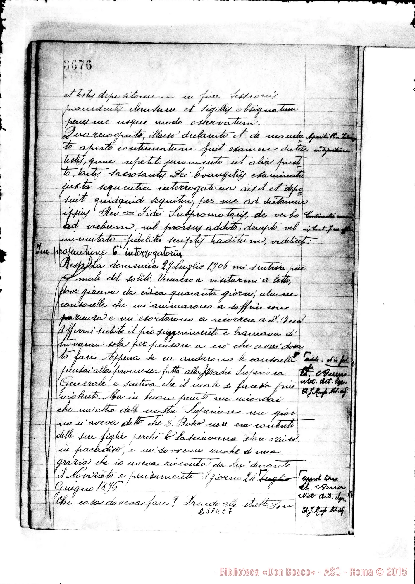 Fotogramma C 7 — Suor Provina Negro