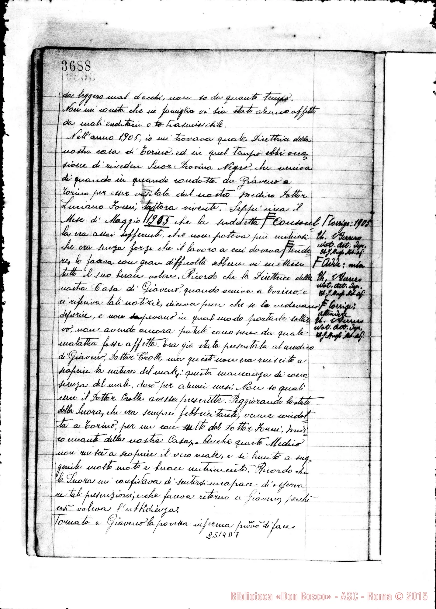 Fotogramma D 7 — Suor Catharina Arrighi