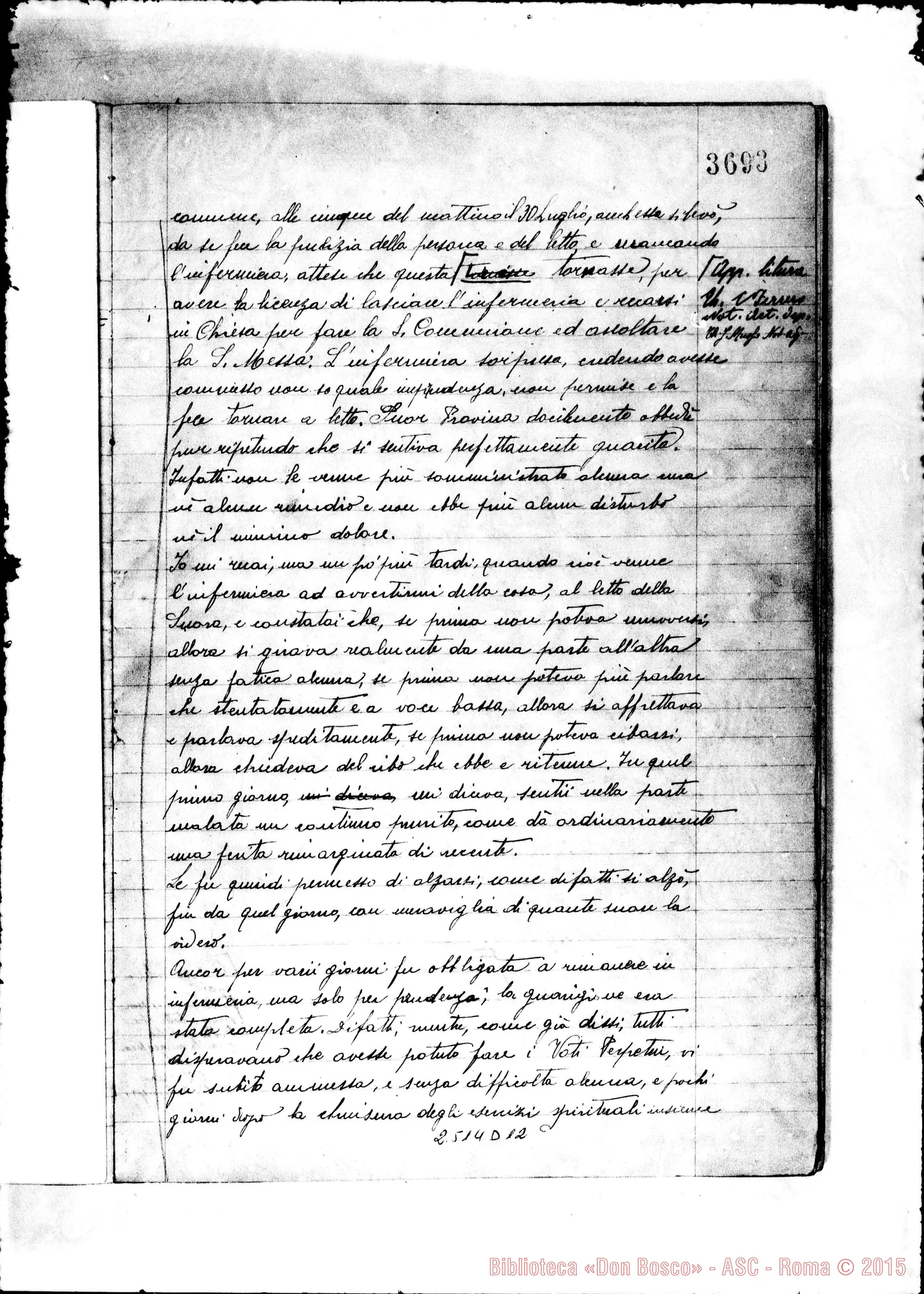 Fotogramma D 12 — Suor Catharina Arrighi