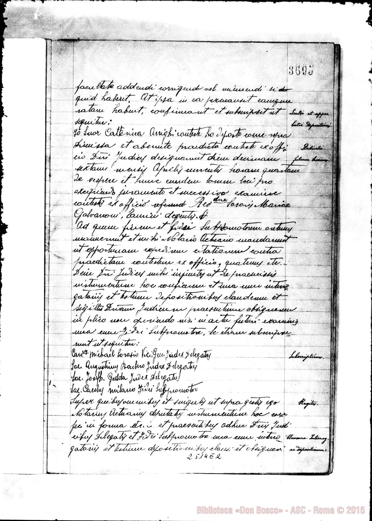Fotogramma E 2 — Suor Catharina Arrighi