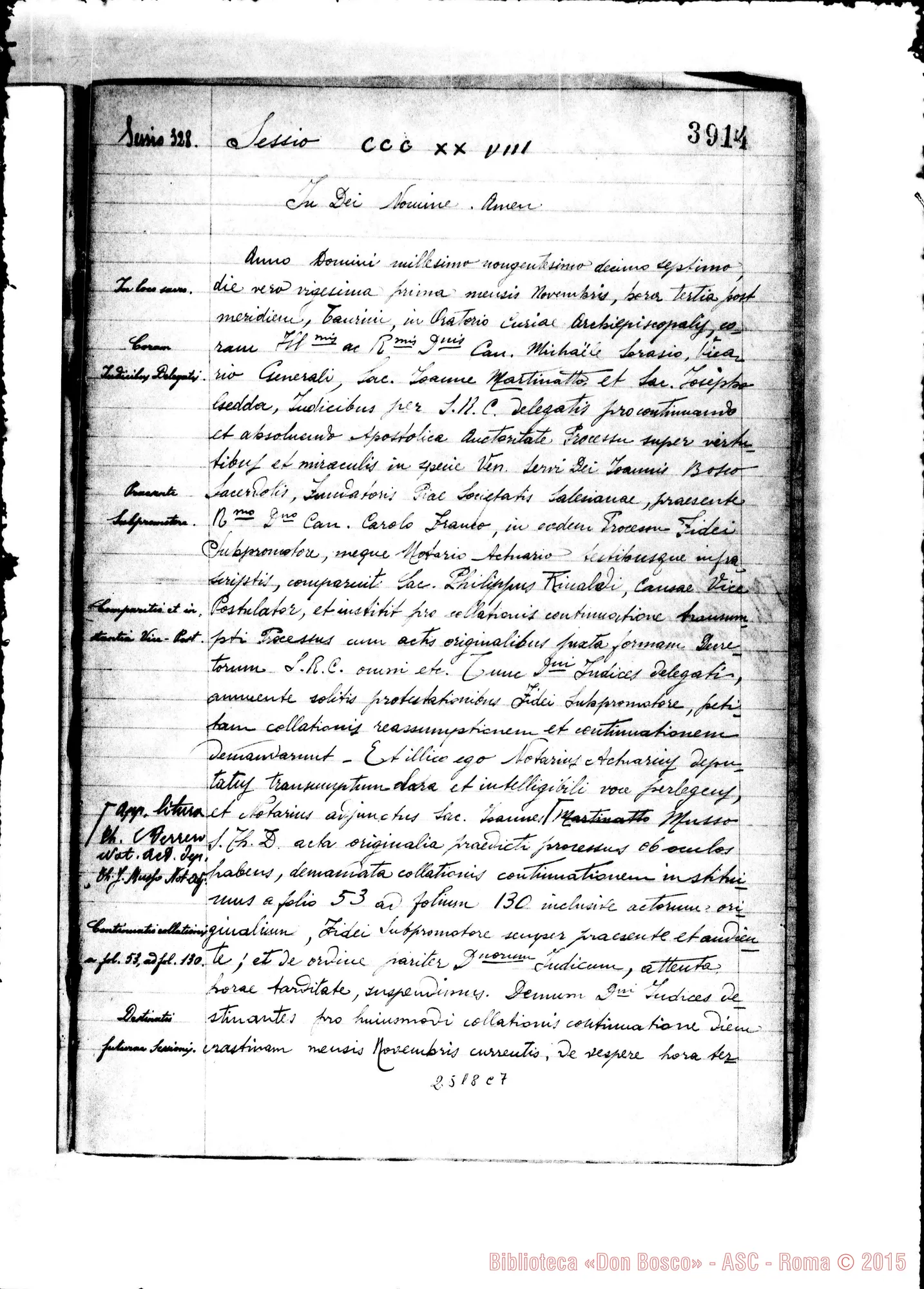 Fotogramma C 7 — Acta Collationum et Sequentia