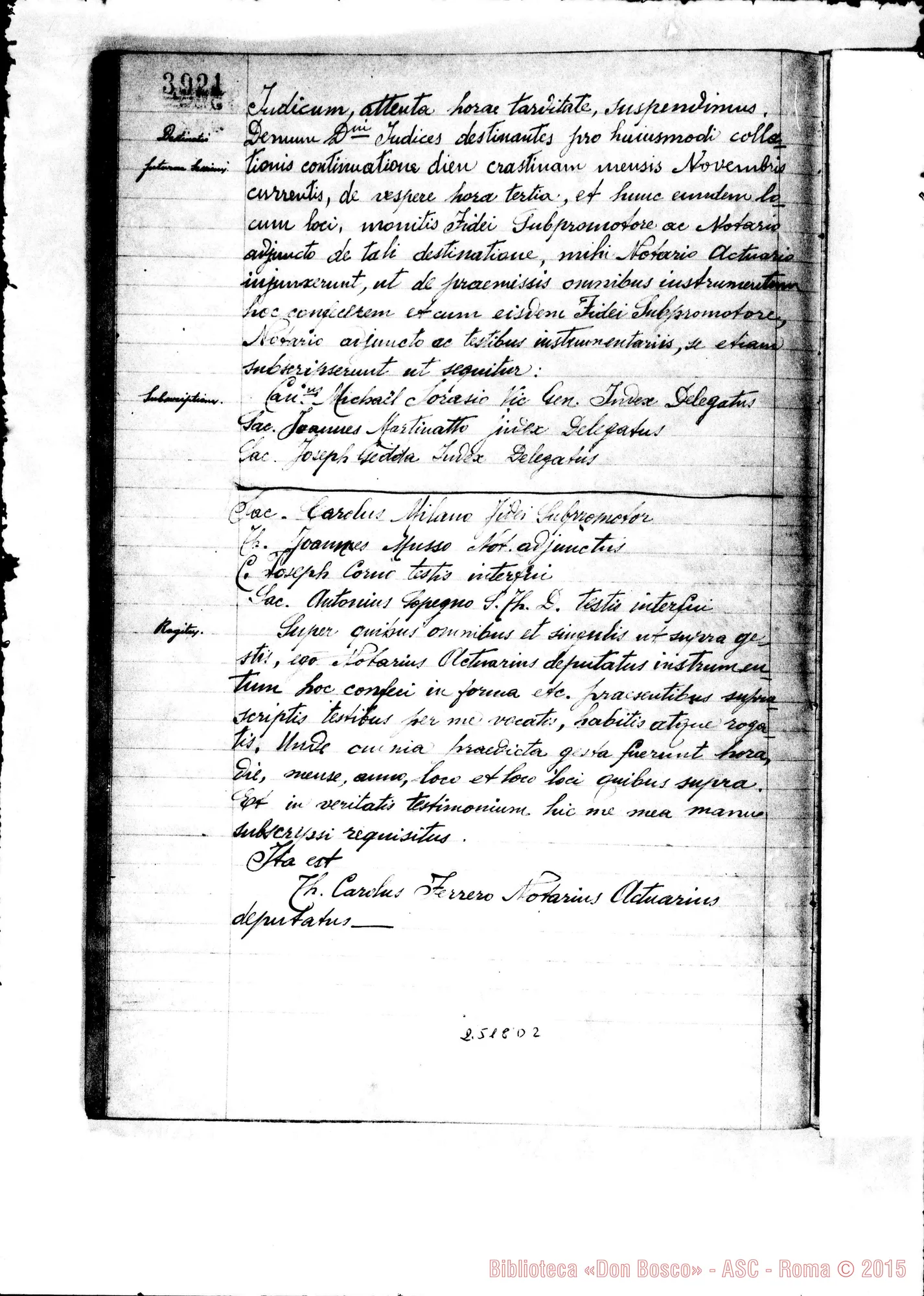 Fotogramma D 2 — Acta Collationum et Sequentia