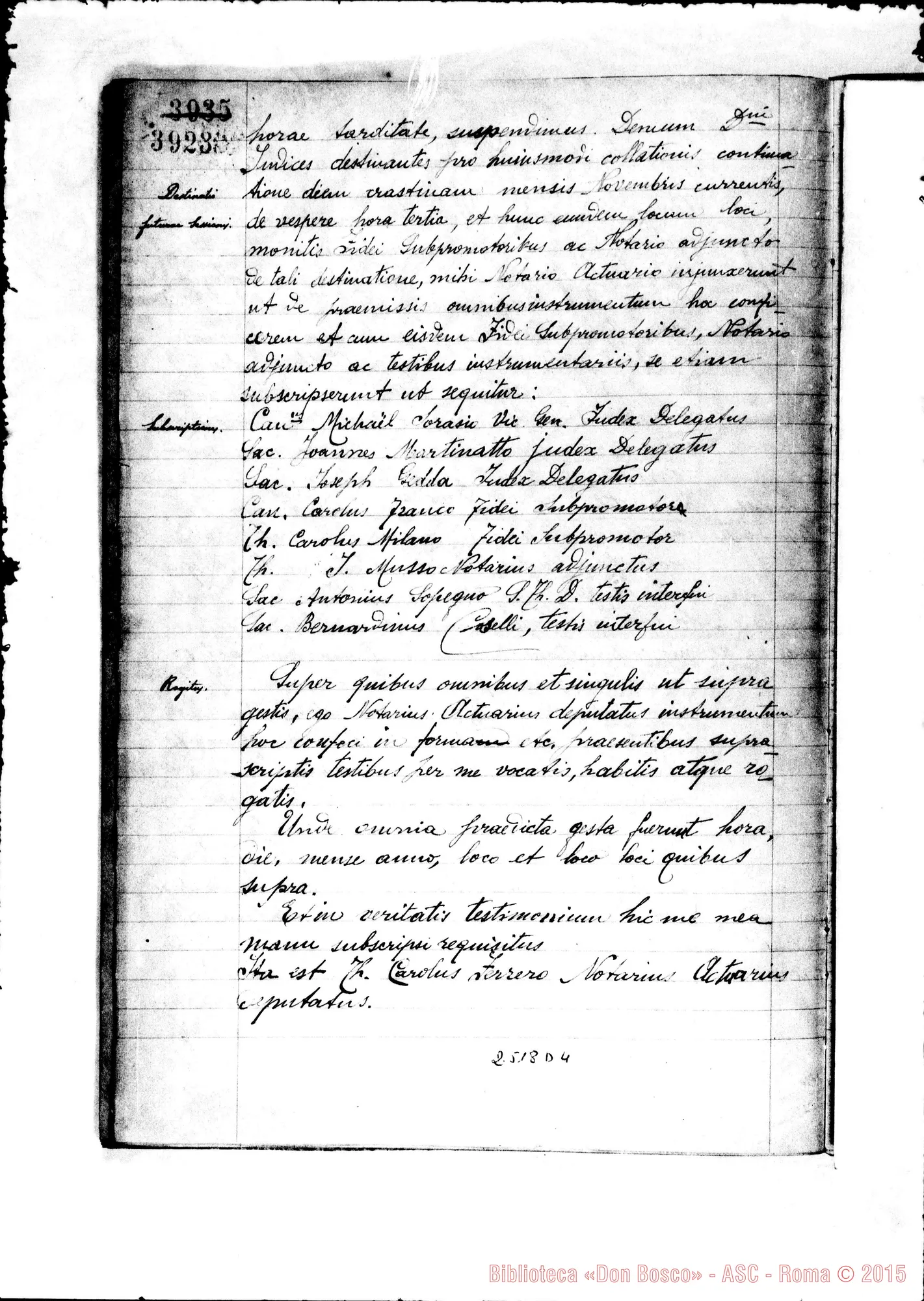 Fotogramma D 4 — Acta Collationum et Sequentia
