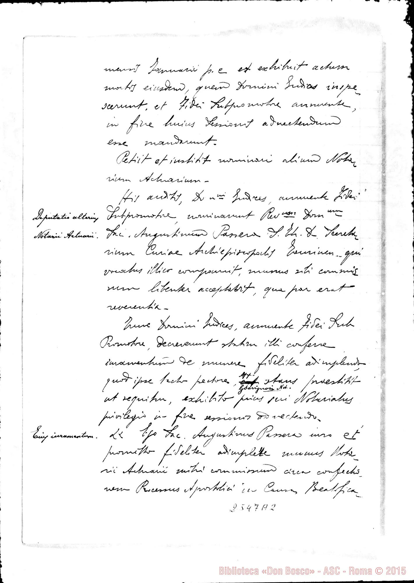 Fotogramma A 2 — In Curia Taurinensi, super miraculo (1927)