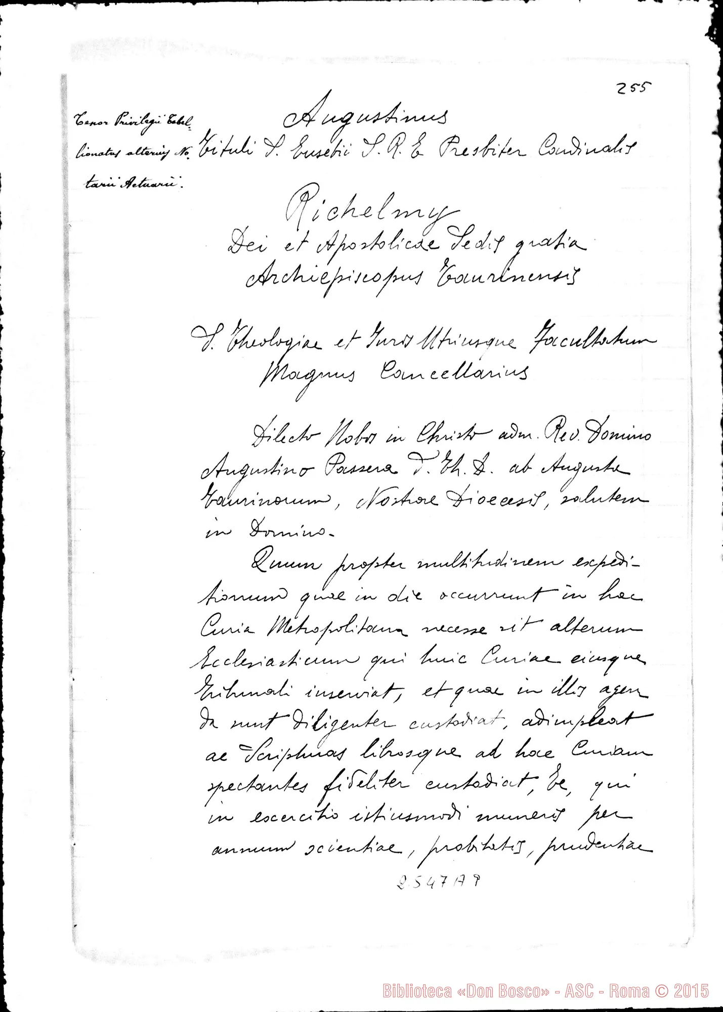 Fotogramma A 9 — In Curia Taurinensi, super miraculo (1927)