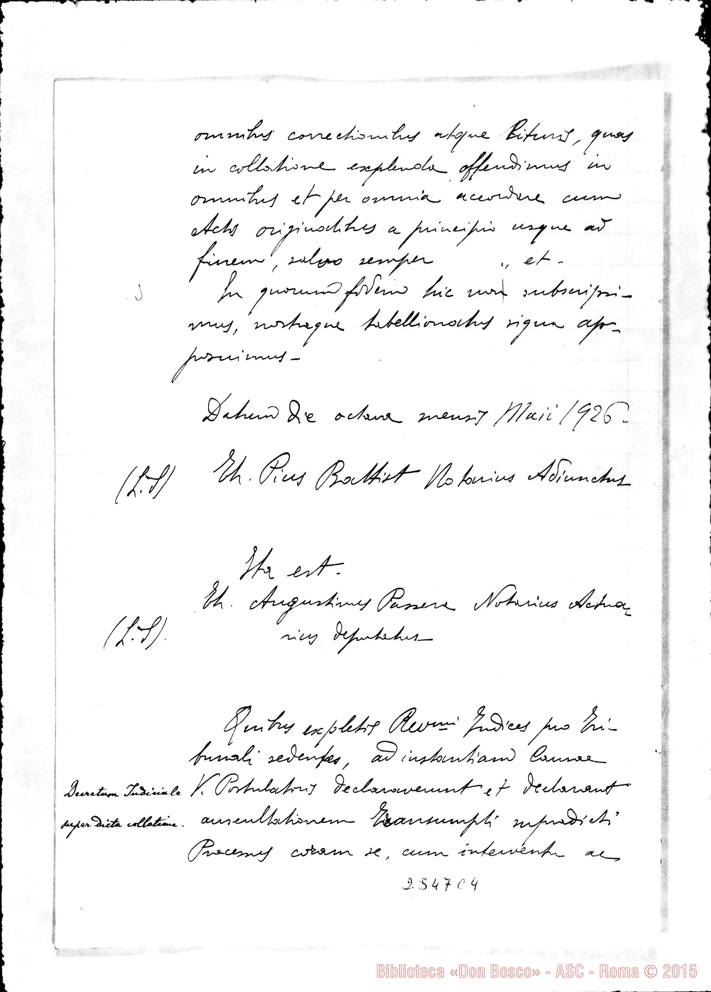 Fotogramma C 4 — In Curia Taurinensi, super miraculo (1927)