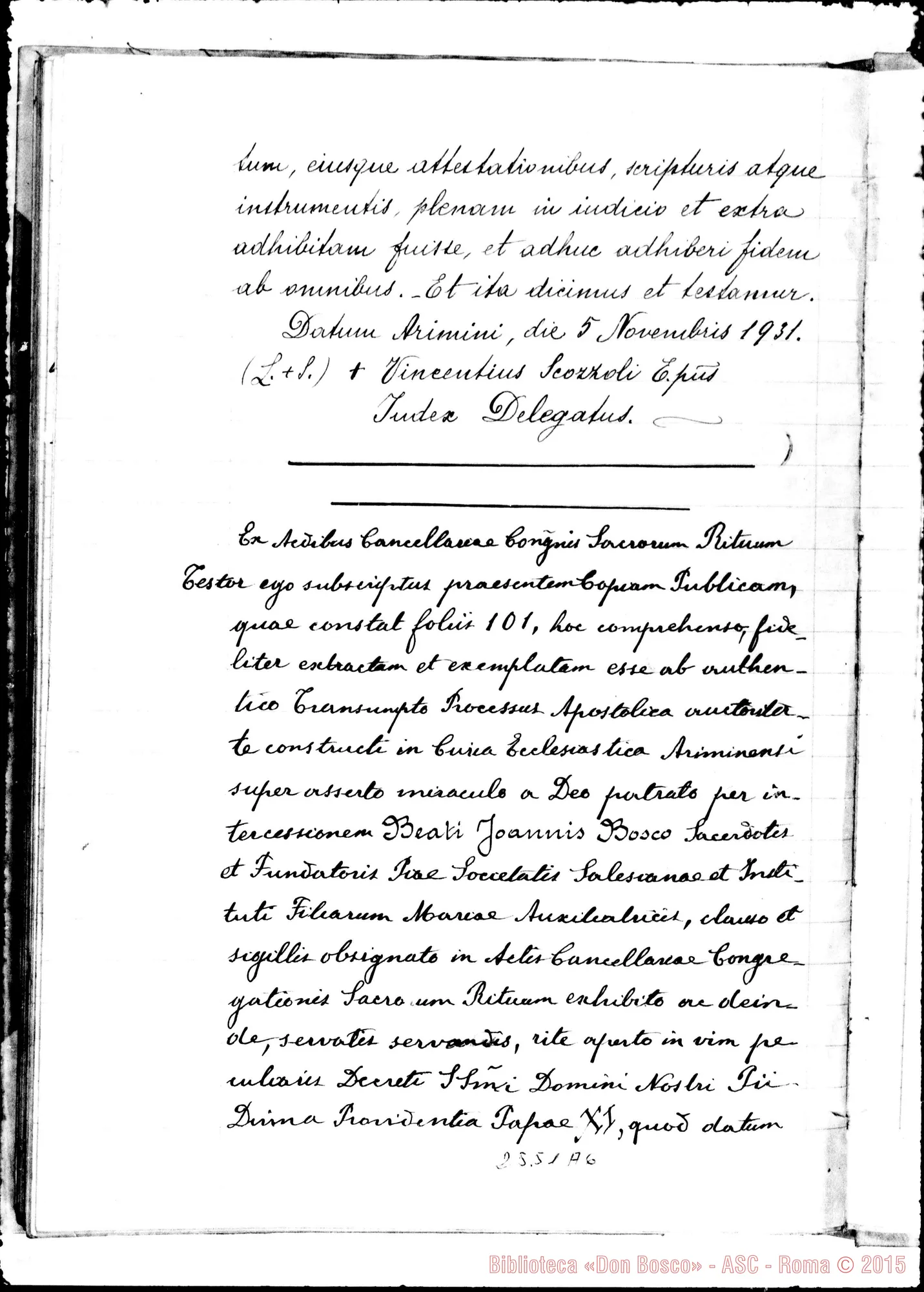 Fotogramma A 6 — In Curia Aiminensi, super miraculo (1931)
