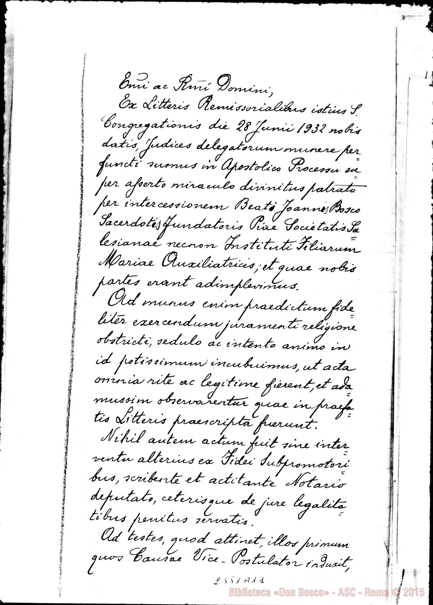 Fotogramma A 11 — In Curia Bergomensi, super miraculo (1932)