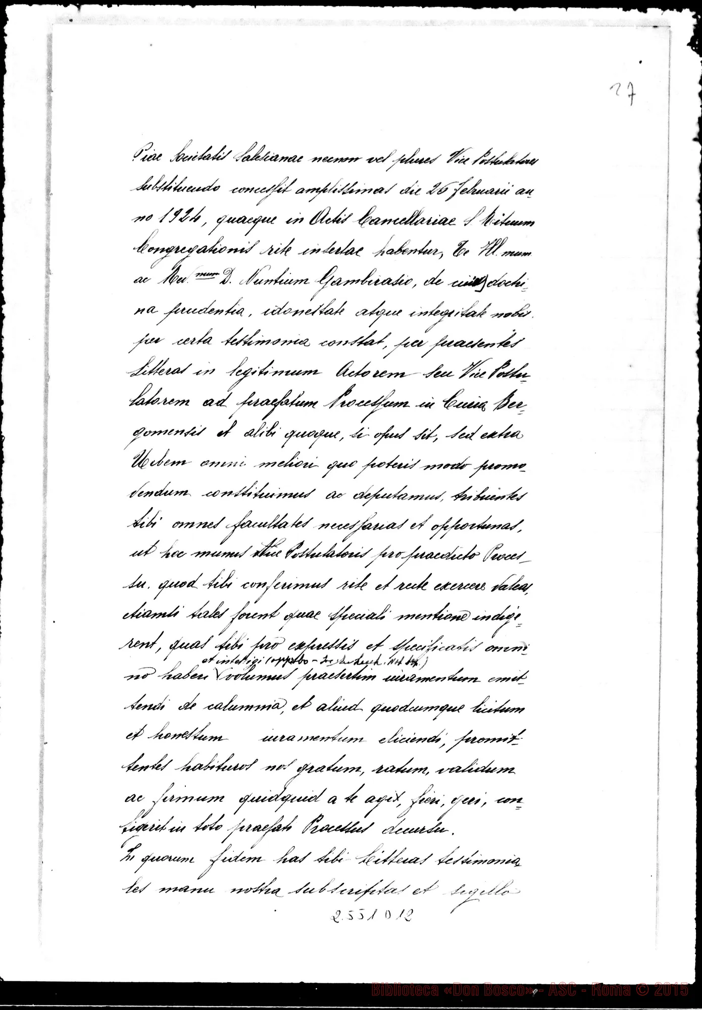 Fotogramma D 12 — In Curia Bergomensi, super miraculo (1932)
