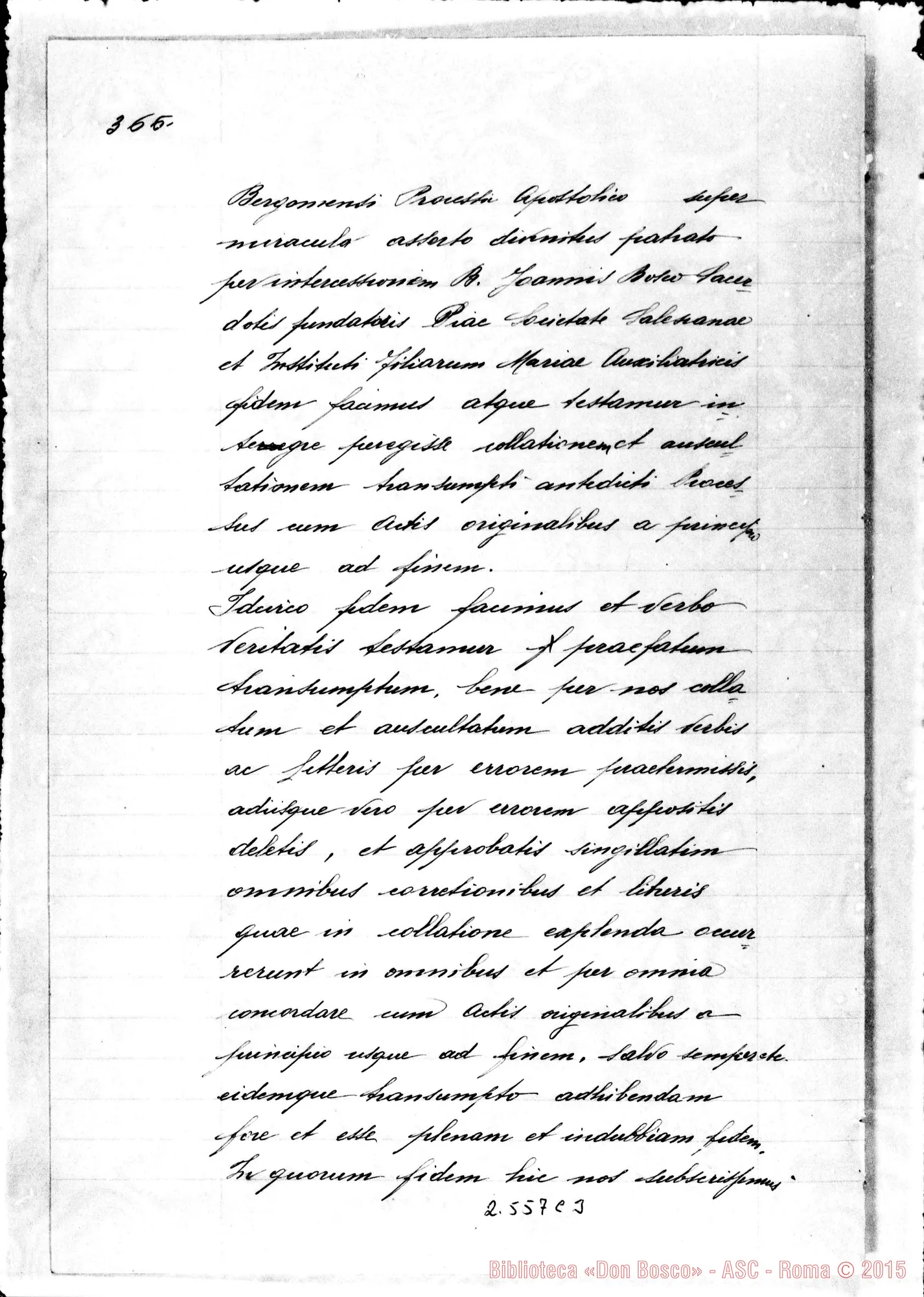 Fotogramma C 3 — In Curia Bergomensi, super miraculo (1932)