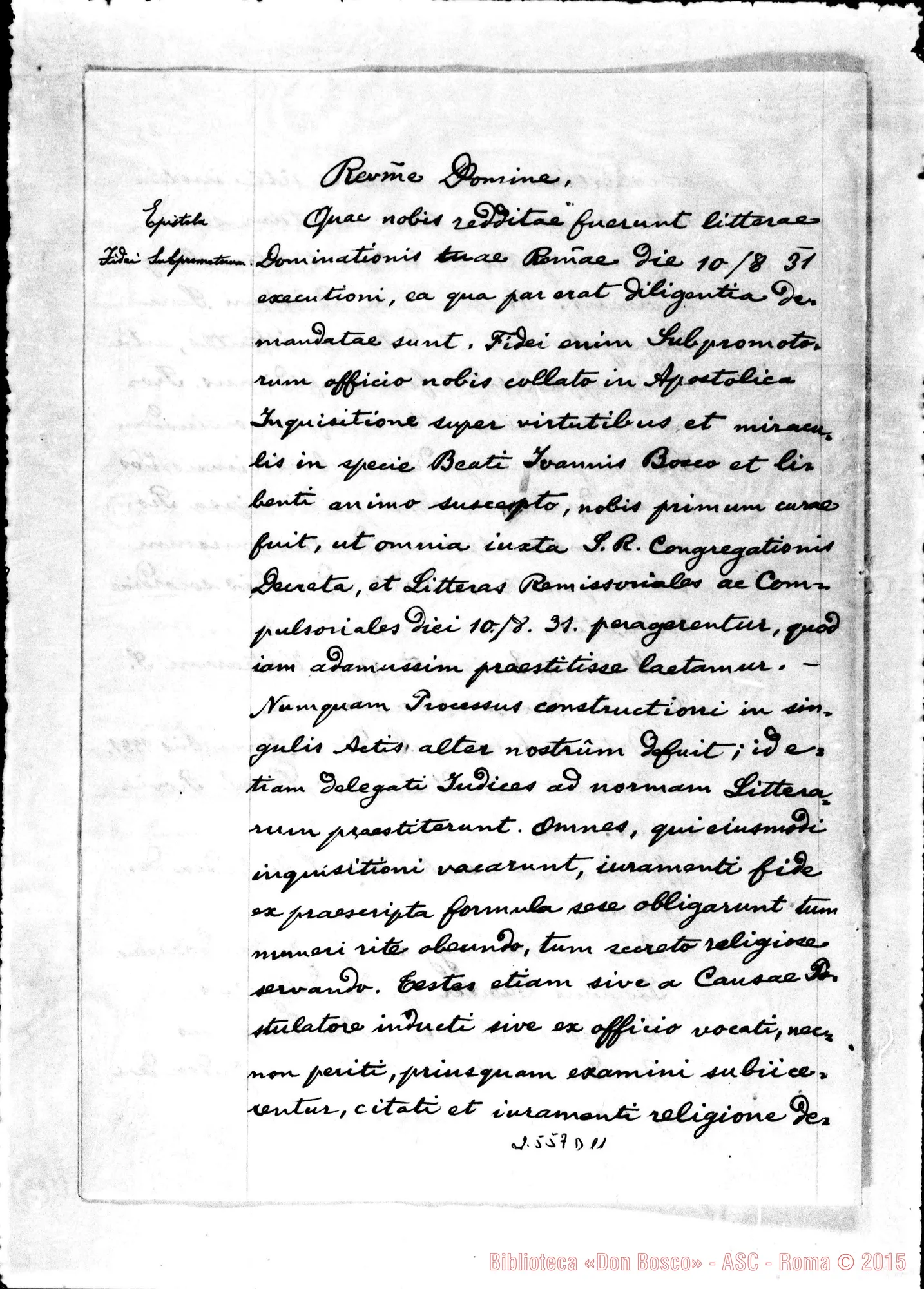 Fotogramma D 11 — In Curia Oenipontana, super miraculo (1932)