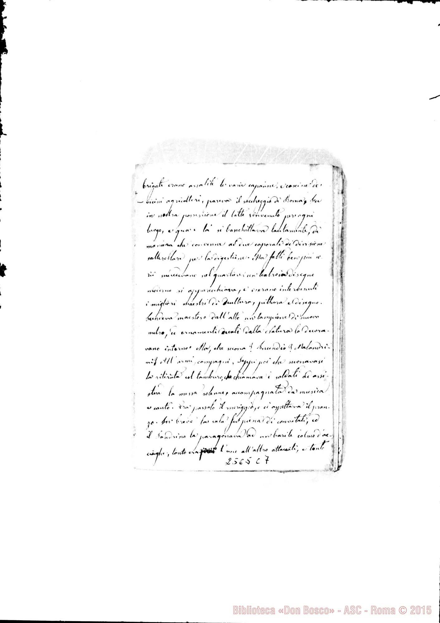 Fotogramma C 7 — Rinaudo Costanzo, ex-chierico: «La nostra gita A Mirabello». Ms.