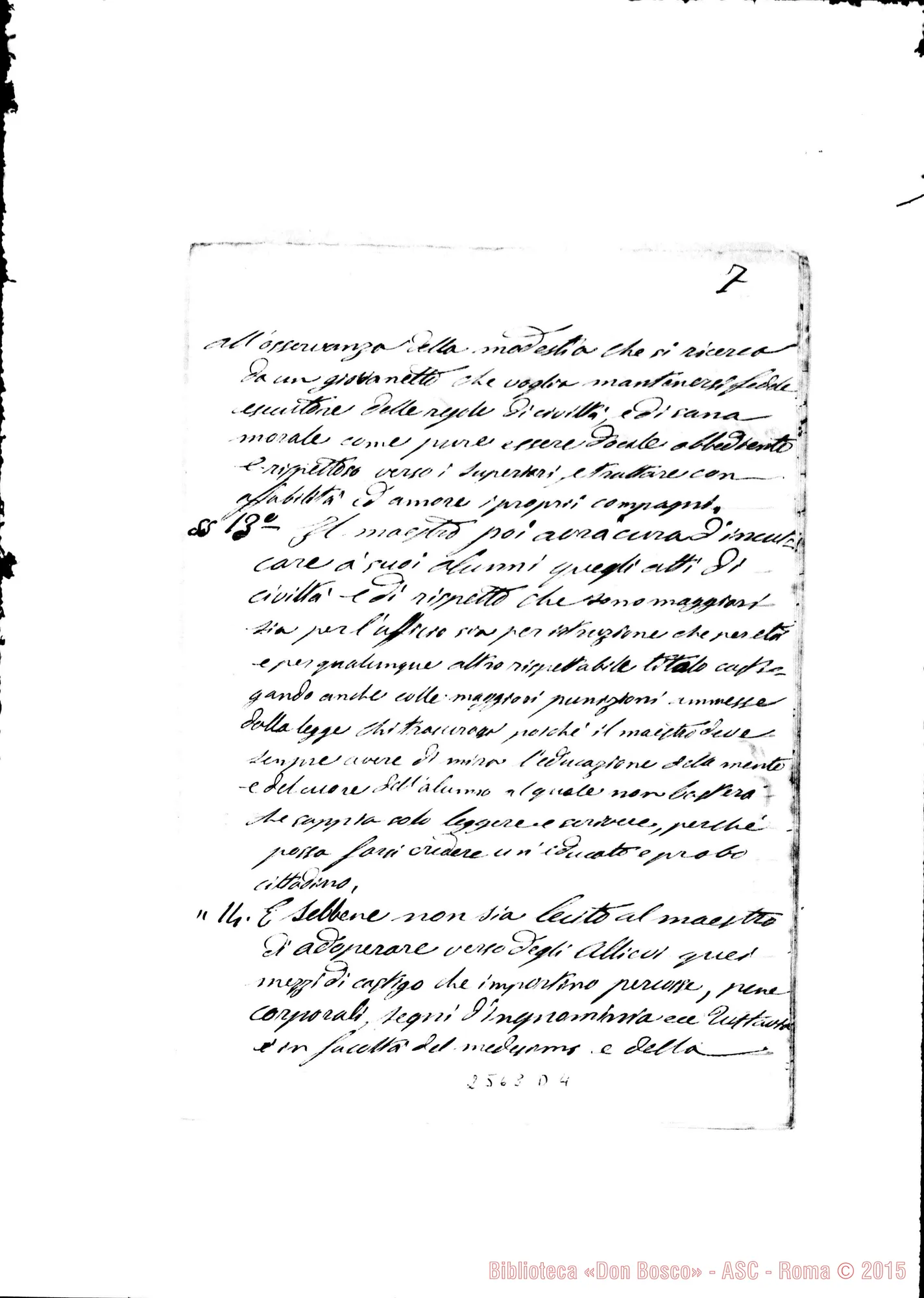 Fotogramma D 4 — «Regolamento per le Scuole». 30-05-1875