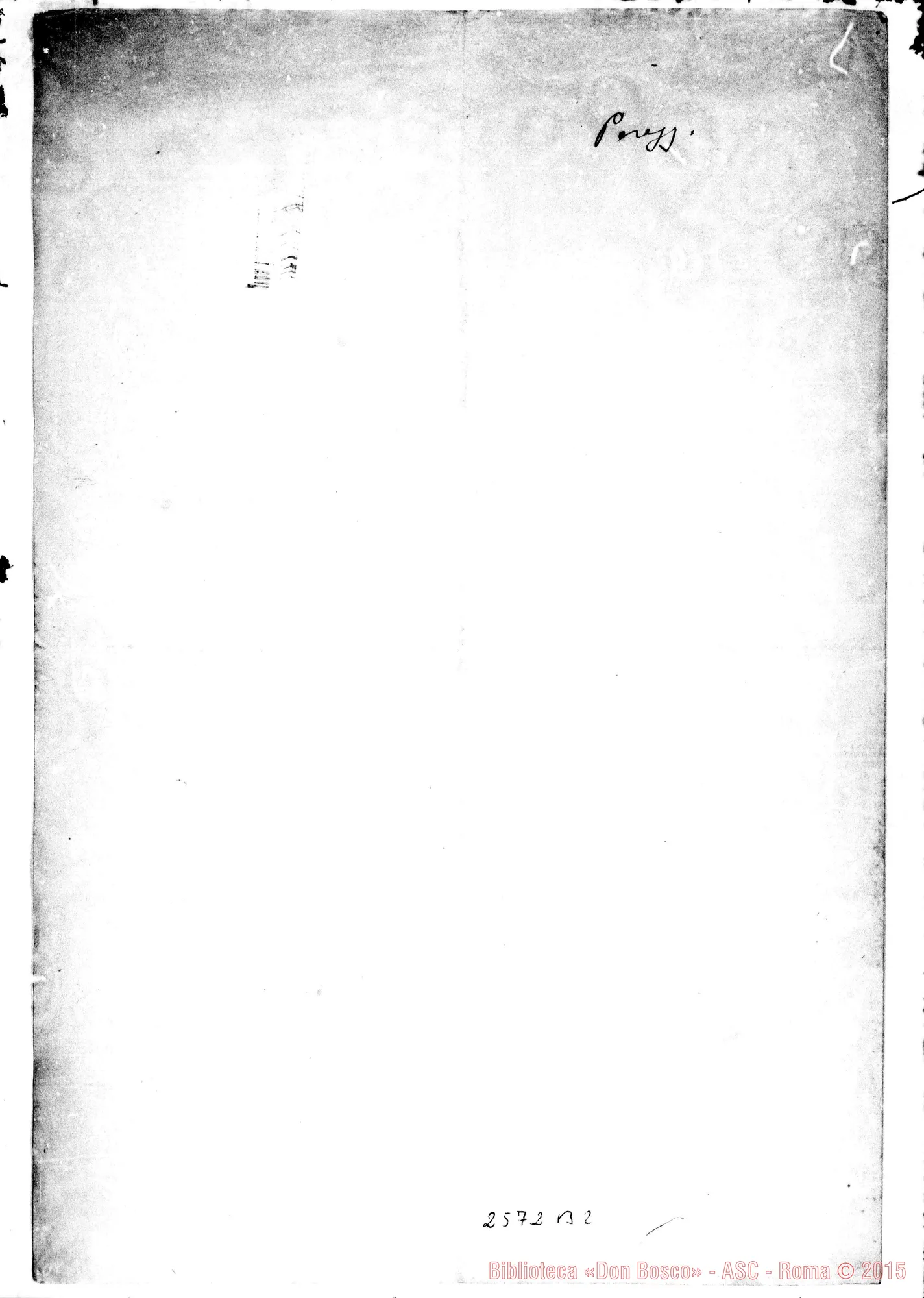 Fotogramma B 2 — Assessore Incisa - D. Francesia. Cherasco, 3-02-1870. Autogr. Rua