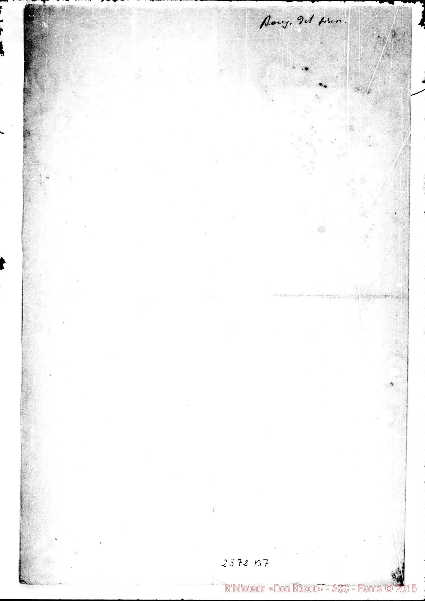 Fotogramma B 7 — Sindaco Galli - D. Francesia. Cherasco, 3-04-1870. Autogr. Rua