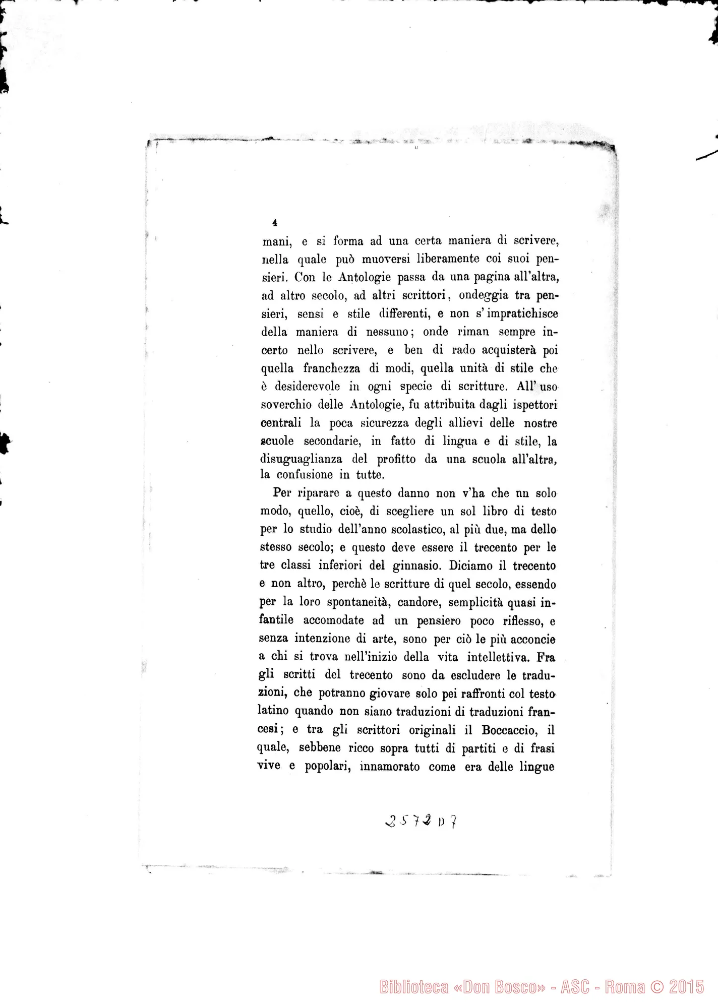 Fotogramma D 7 — Ministero Pubbl.Istruz.: Circolare. Stampato. 1-11-1870. Autogr. Rua