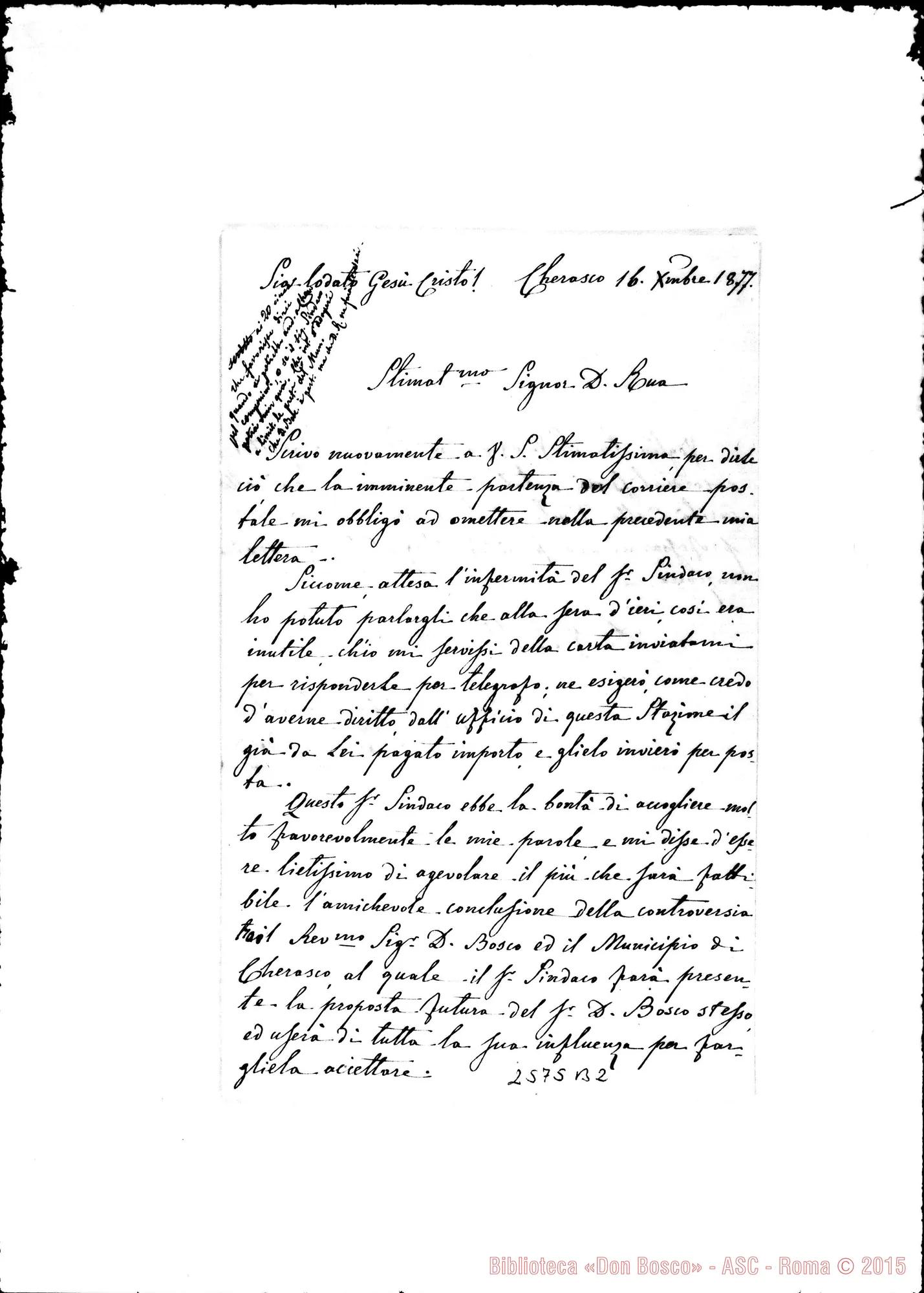 Fotogramma B 2 — Siliano Felice - Rua. Cherasco, 16-12-1877