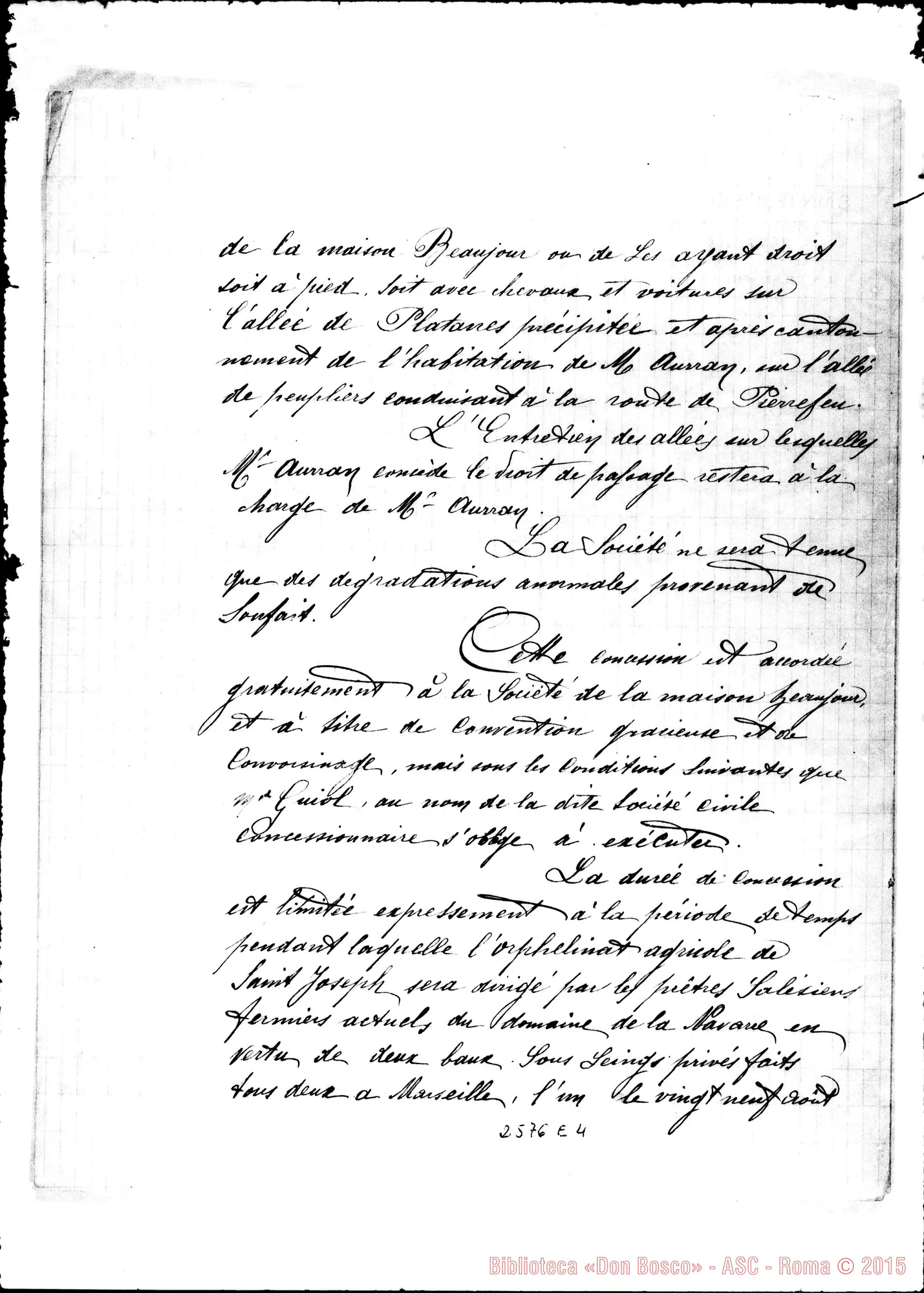 Fotogramma E 4 — La Navarre E St. Cyr: Convention. Toulon, 2-10-1891. Autogr. Rua