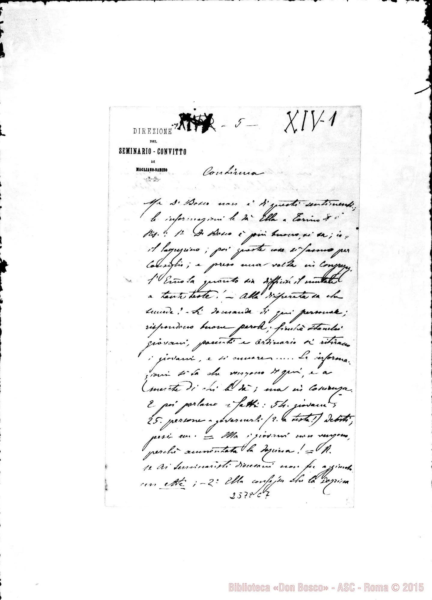 Fotogramma C 7 — Daghero - D. Rua. Magliano Sabina, 20-10-1884