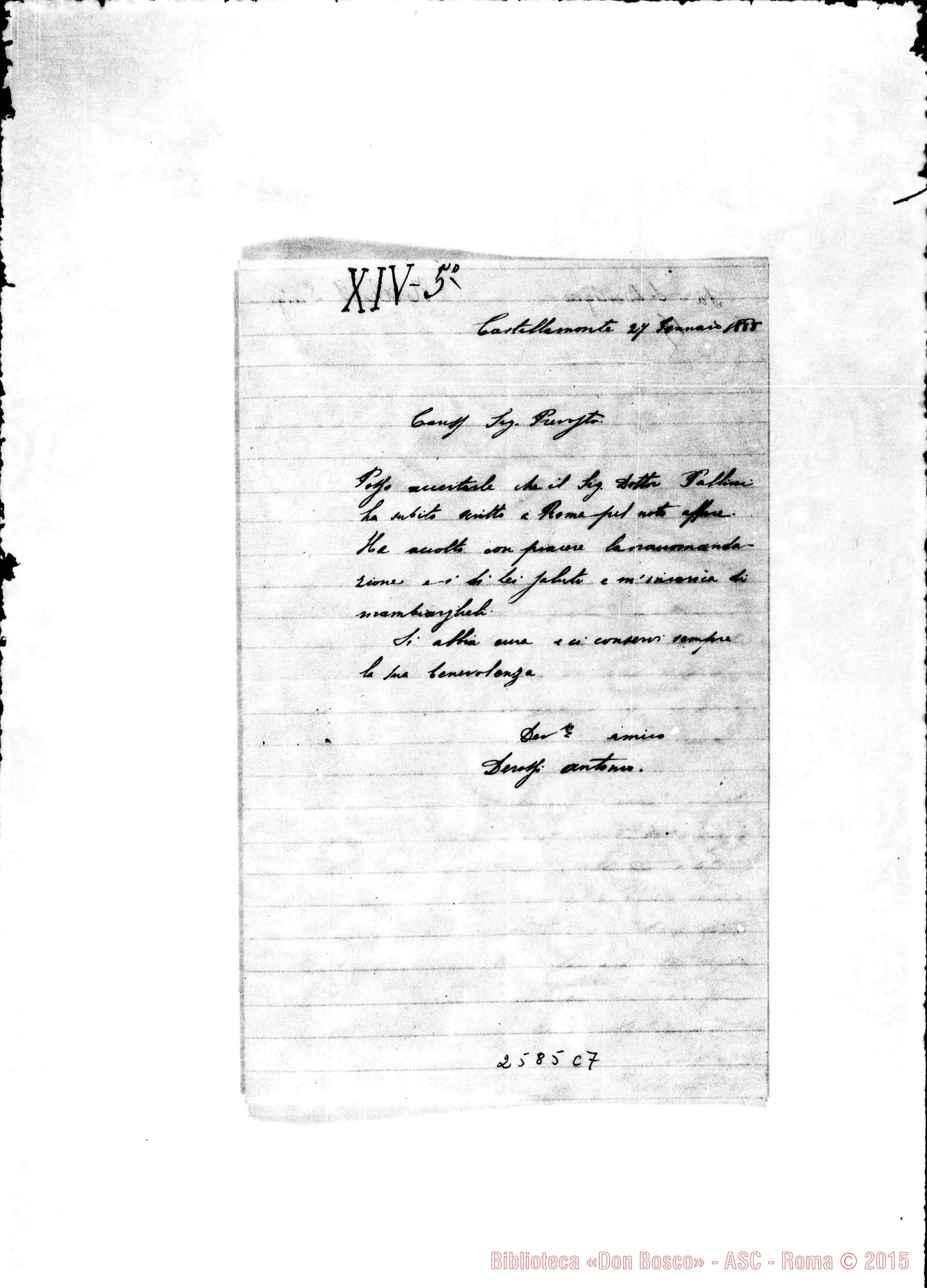 Fotogramma C 7 — Nai Luigi - D. Rua. Acci, altre due lettere in copia