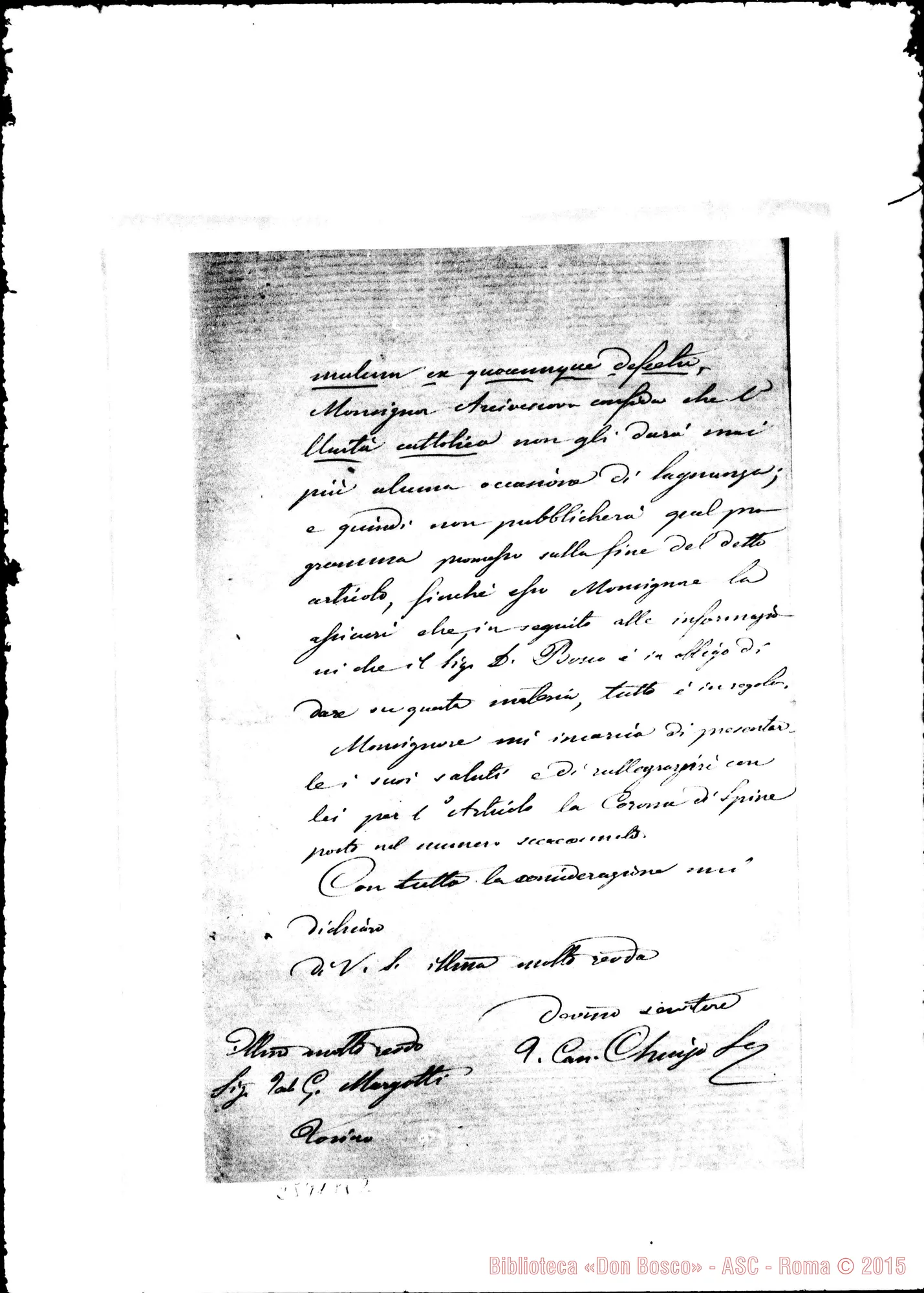 Fotogramma B 2 — Chiuso Tommaso - Margotti. Torino, 17-09-1876