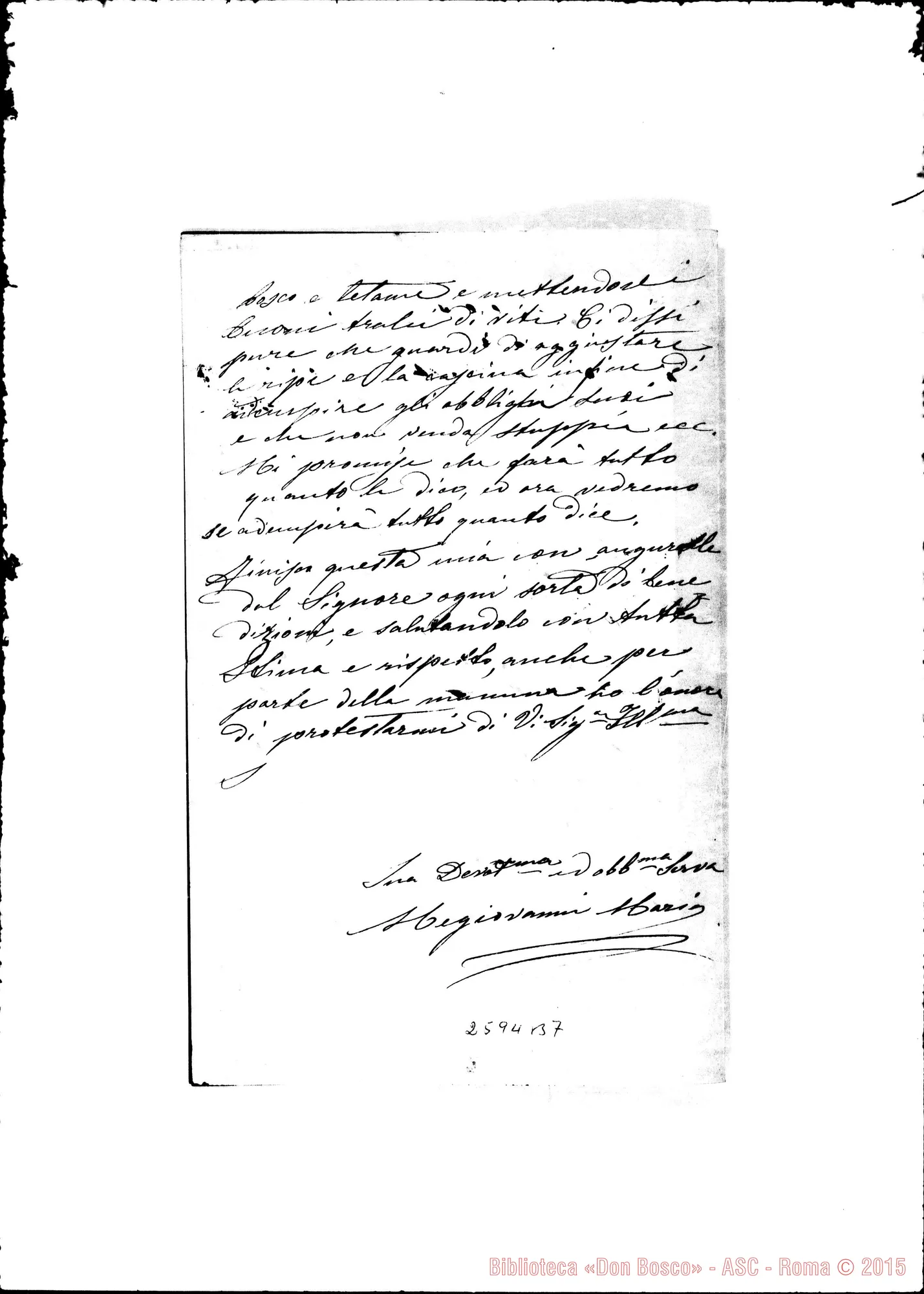 Fotogramma B 7 — Megiovanni Maria - D. Rua. Sanda, 25-01-1885