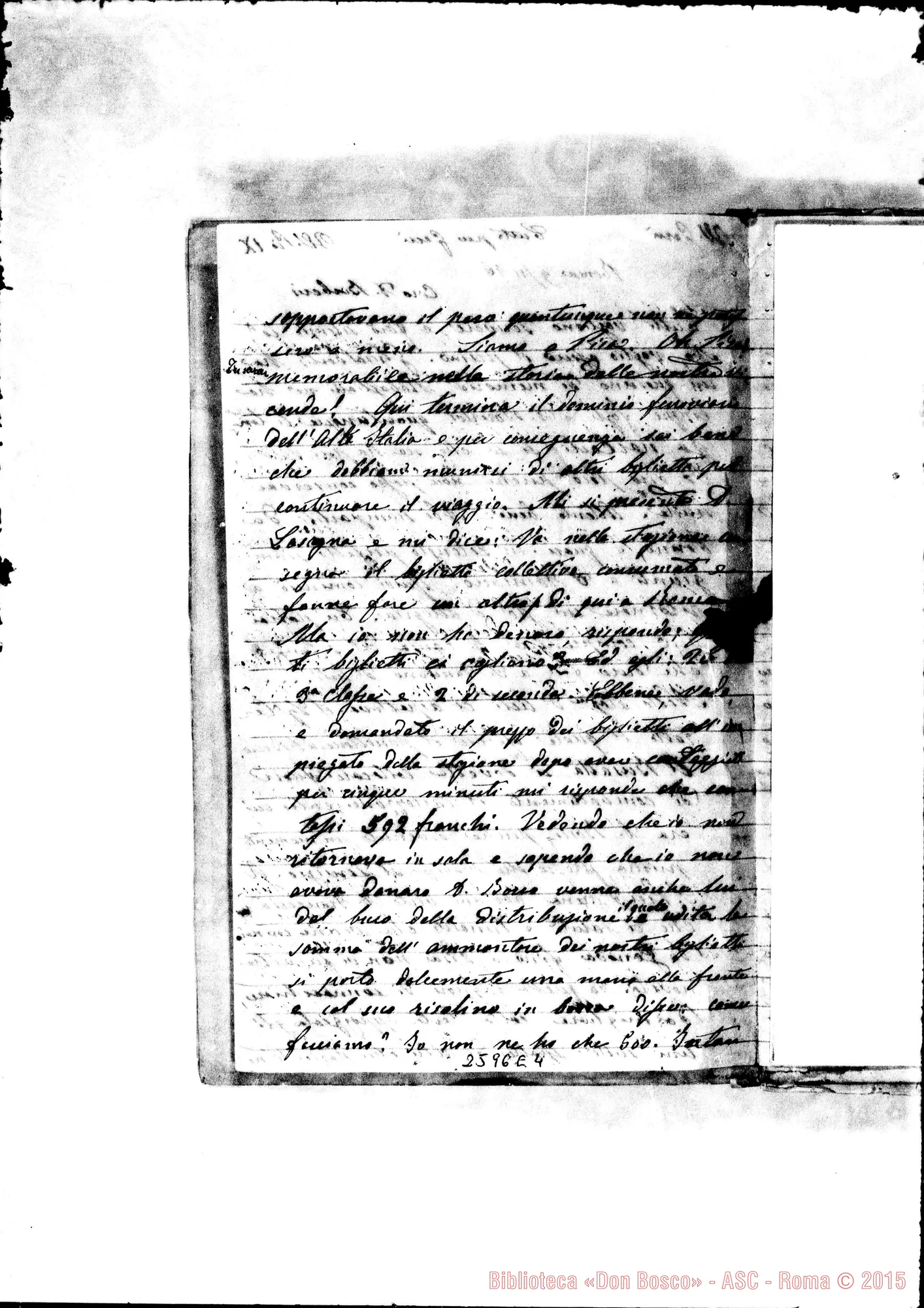 Fotogramma E 4 — Bodrato - Barberis. Roma, 9-11-1876