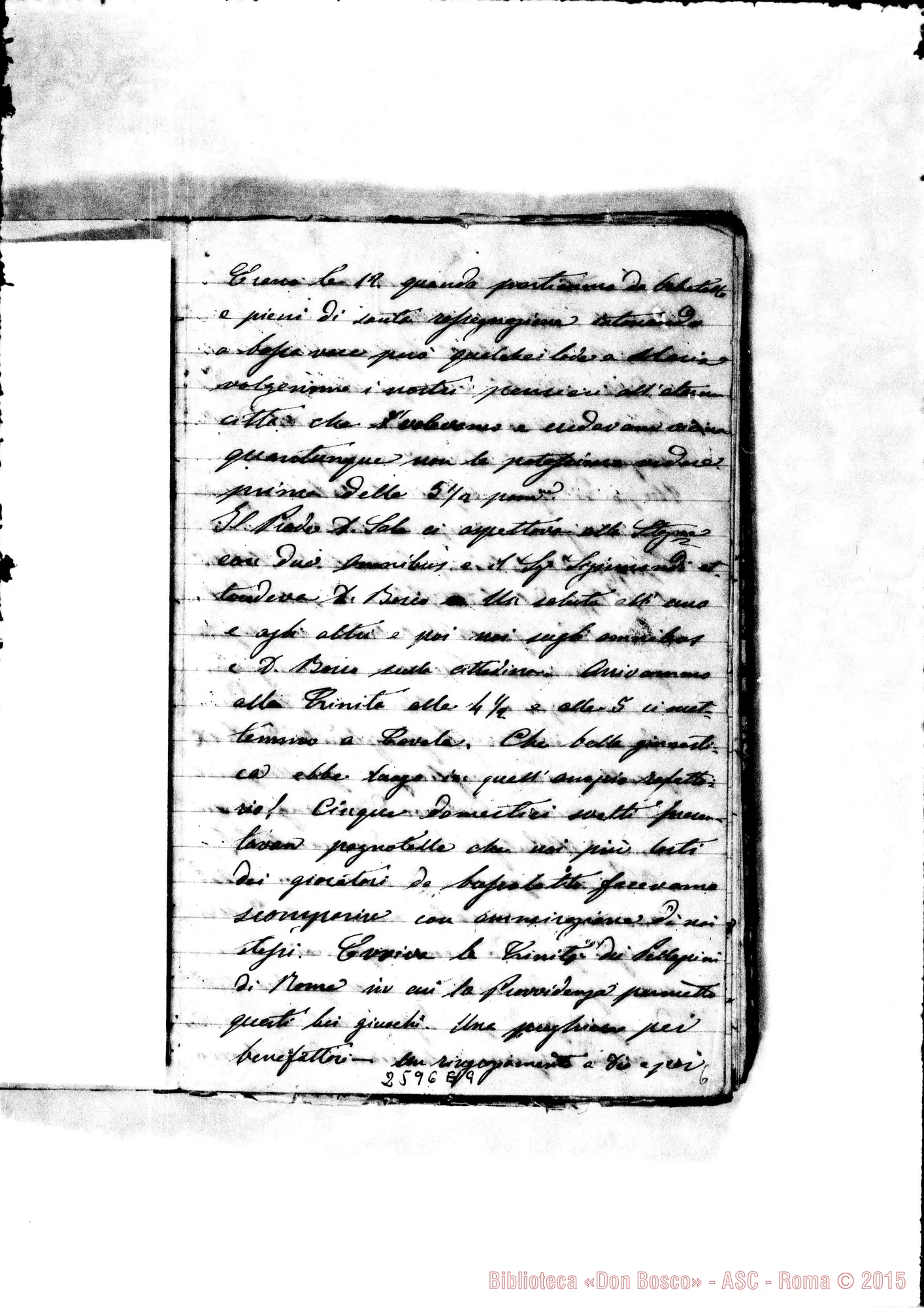 Fotogramma E 9 — Bodrato - Barberis. Roma, 9-11-1876