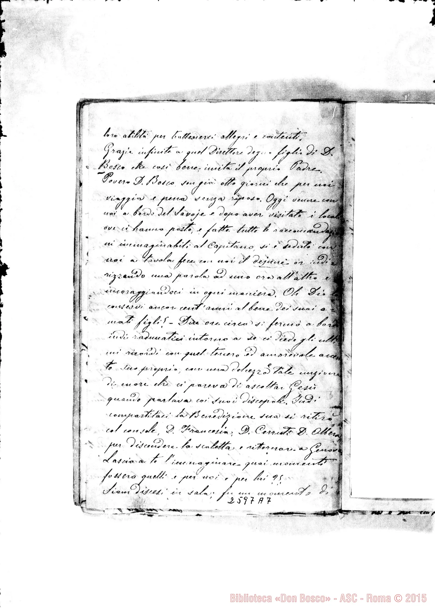 Fotogramma A 7 — Bodrato - Barberis. Dal «Savoia», 15-11-1876