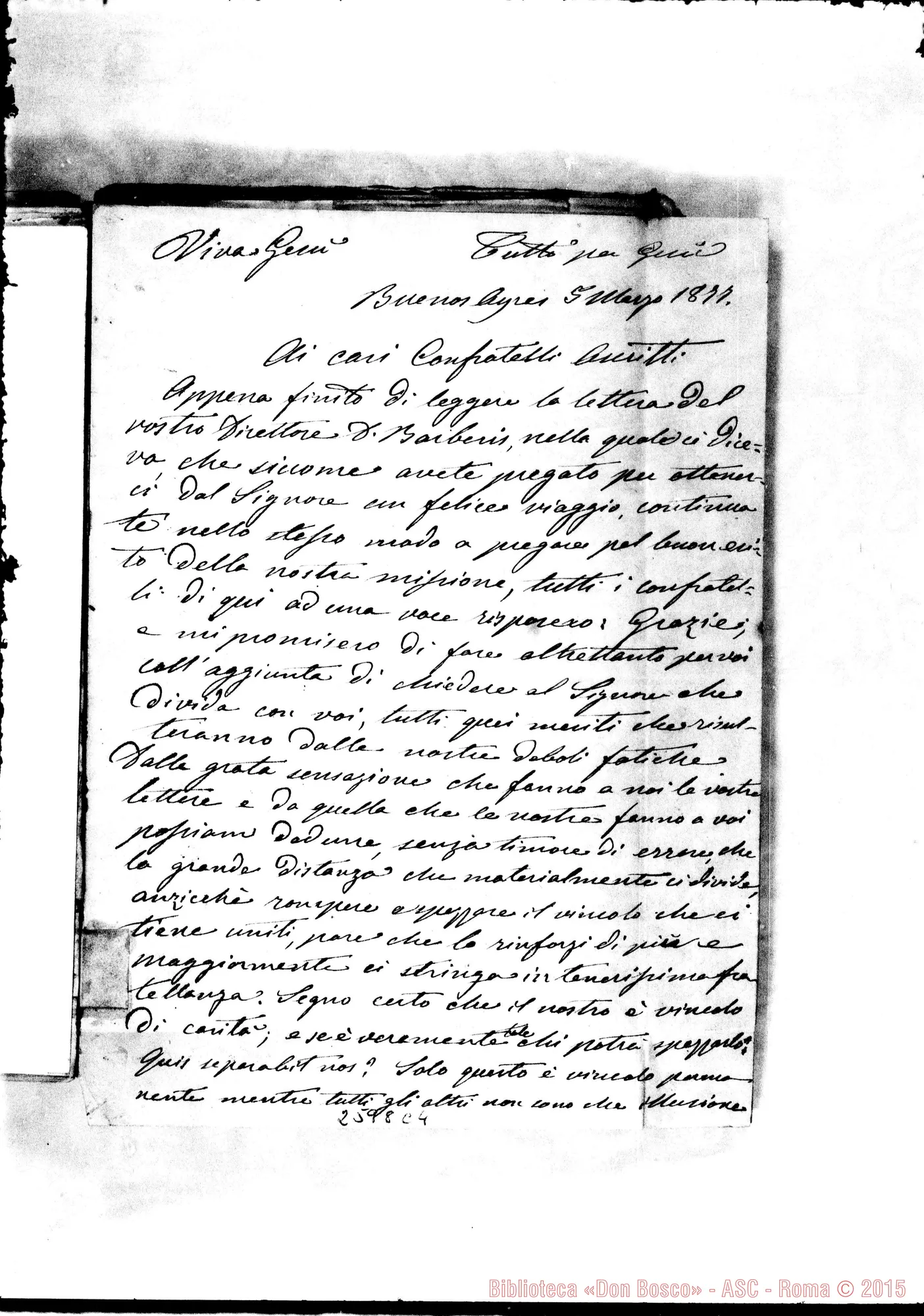 Fotogramma C 4 — Bodrato - Ascritti. Buenos Aires, 5-03-1877