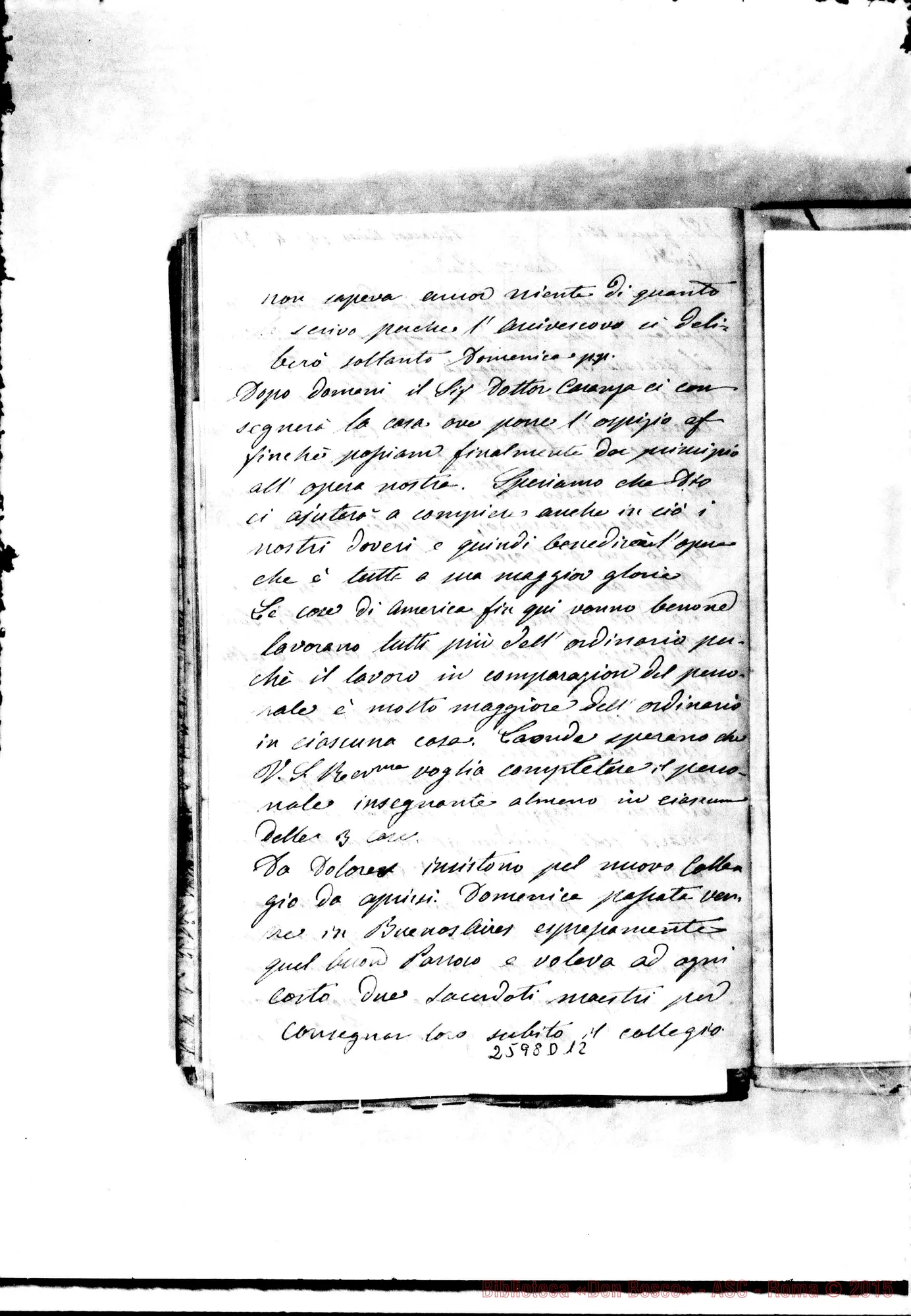 Fotogramma D 12 — Bodrato - D. Bosco. Buenos Aires, 18-04-1877