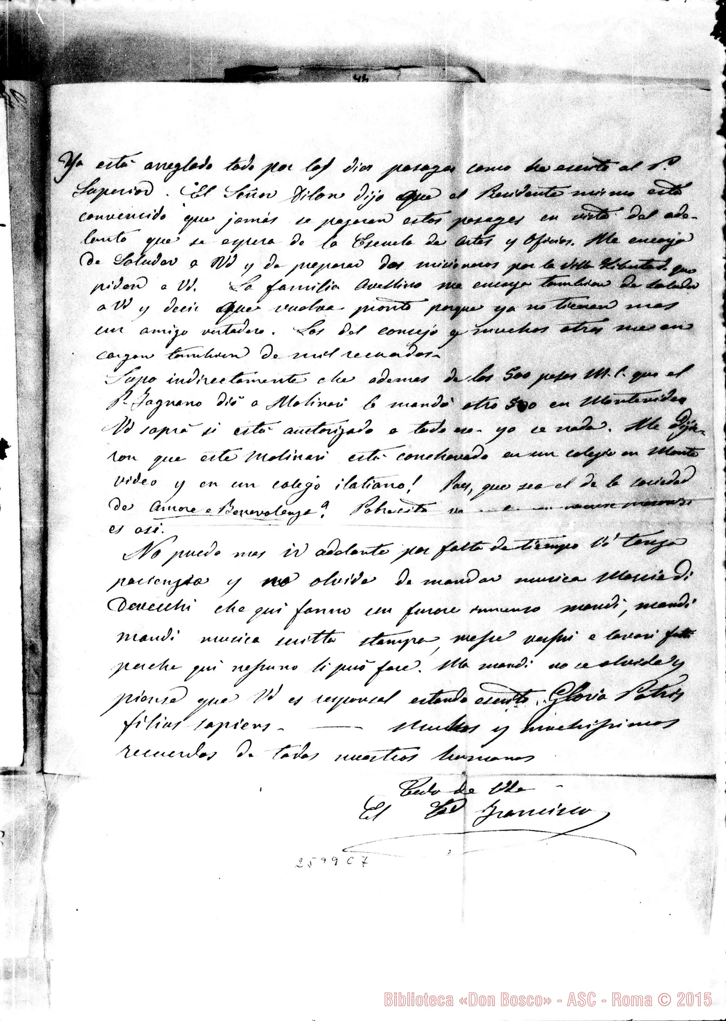 Fotogramma C 7 — Bodrato - Cagliero. Buenos Aires, 12-09-1877