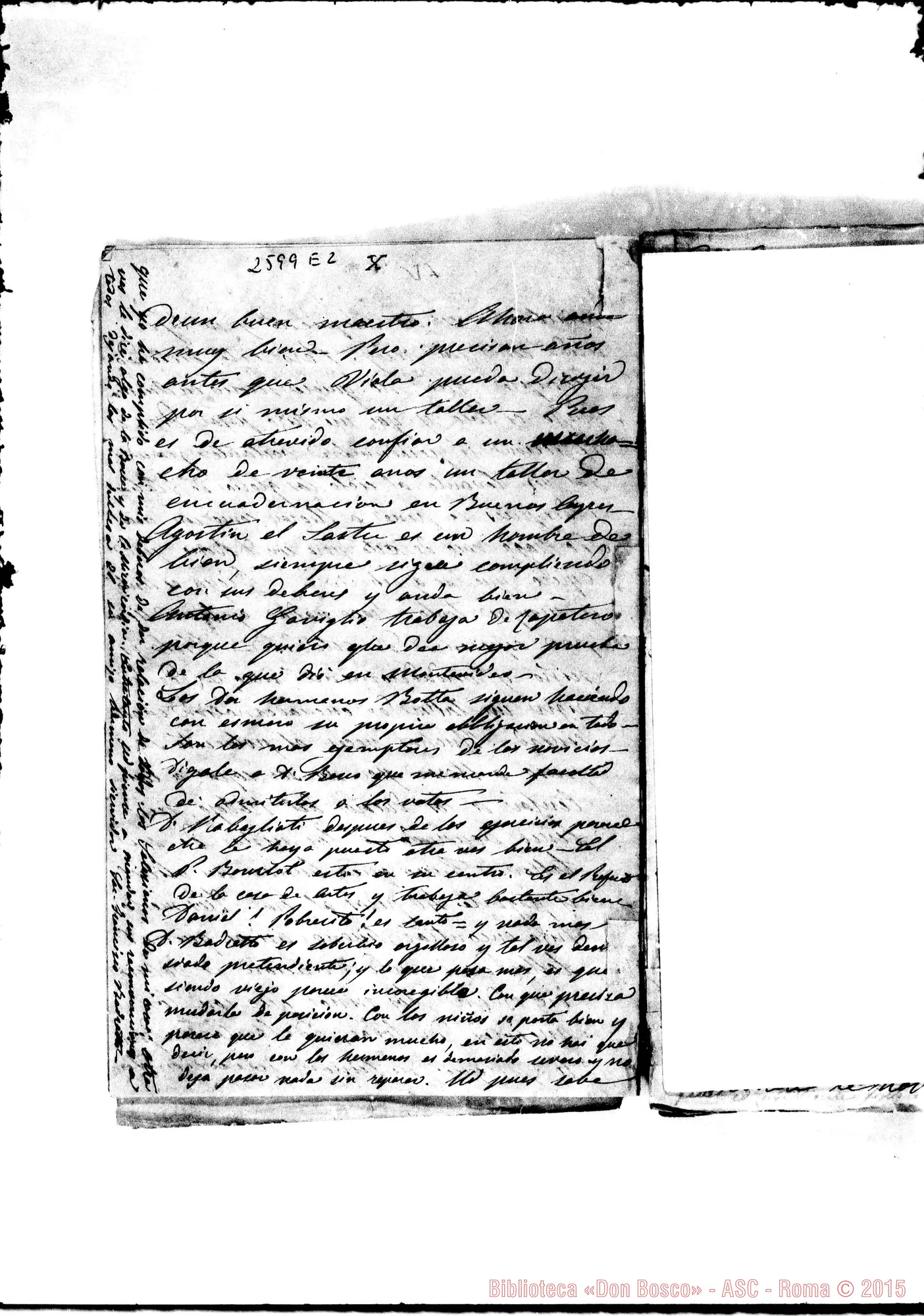 Fotogramma E 2 — Bodrato - Cagliero. Buenos Aires, 28-01-1878