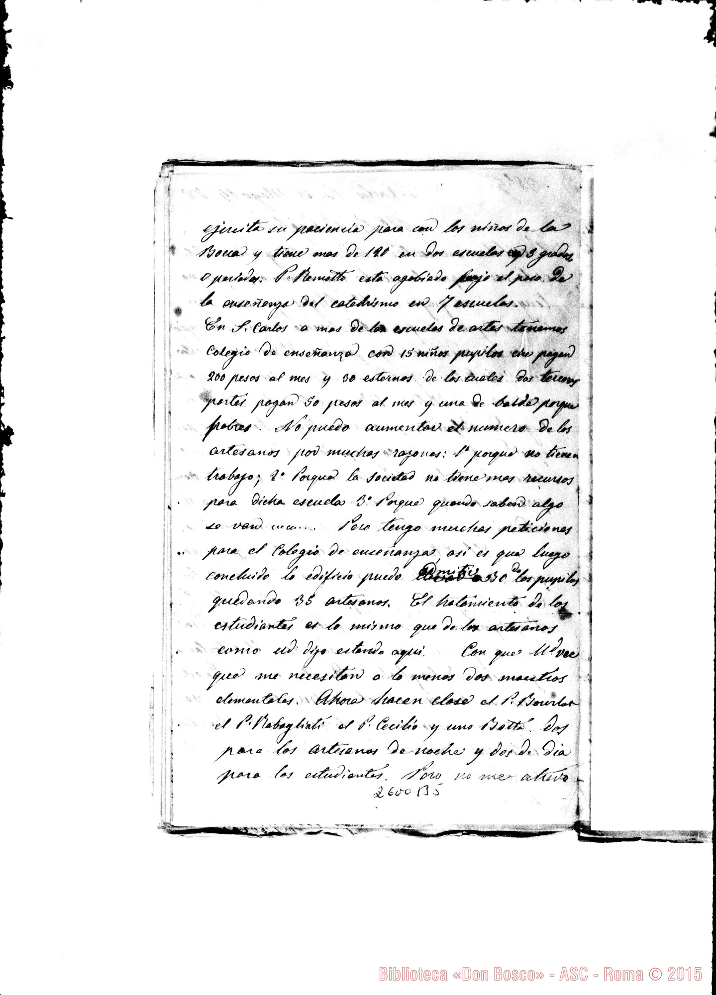 Fotogramma B 5 — Bodrato - Cagliero. Buenos Aires, 19-05-1878