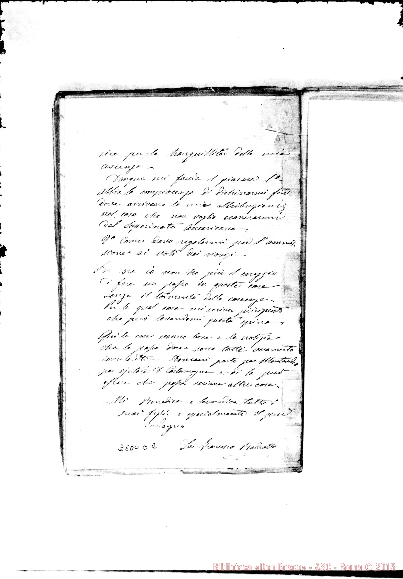 Fotogramma E 2 — Bodrato - D. Bosco. Buenos Aires, 29-08-1878