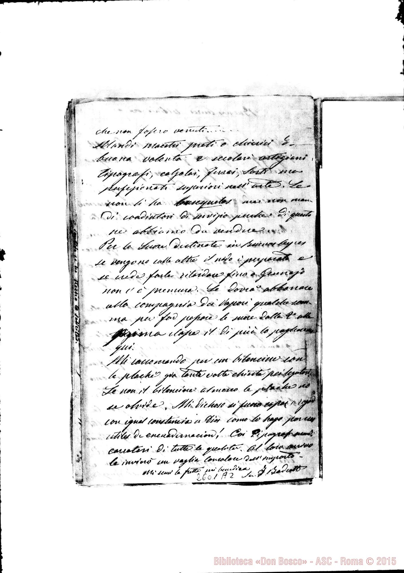 Fotogramma A 2 — Bodrato - Cagliero. Buenos Aires