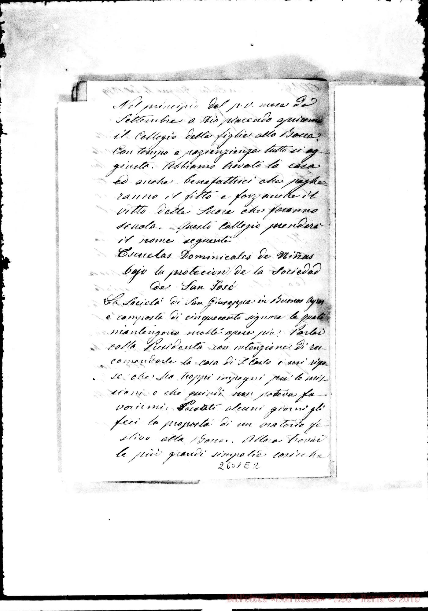 Fotogramma E 2 — Bodrato - D. Bosco. S. Carlos, 4-06-1879
