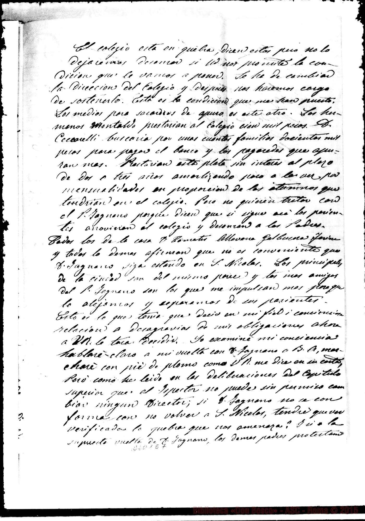 Fotogramma E 7 — Bodrato - Cagliero. S. Nicolás, 16-06-1879