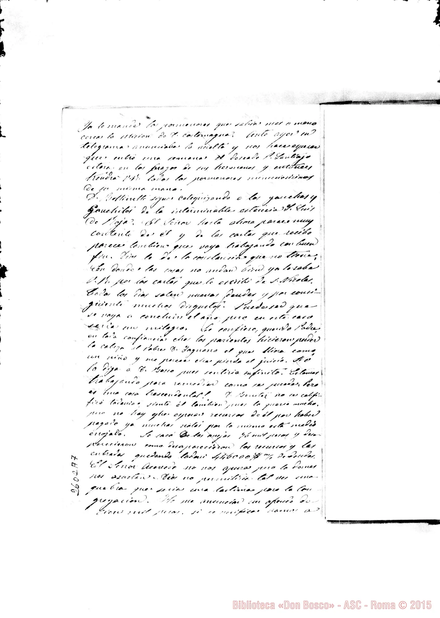 Fotogramma A 7 — Bodrato - Cagliero. Almagro, 30-07-1879