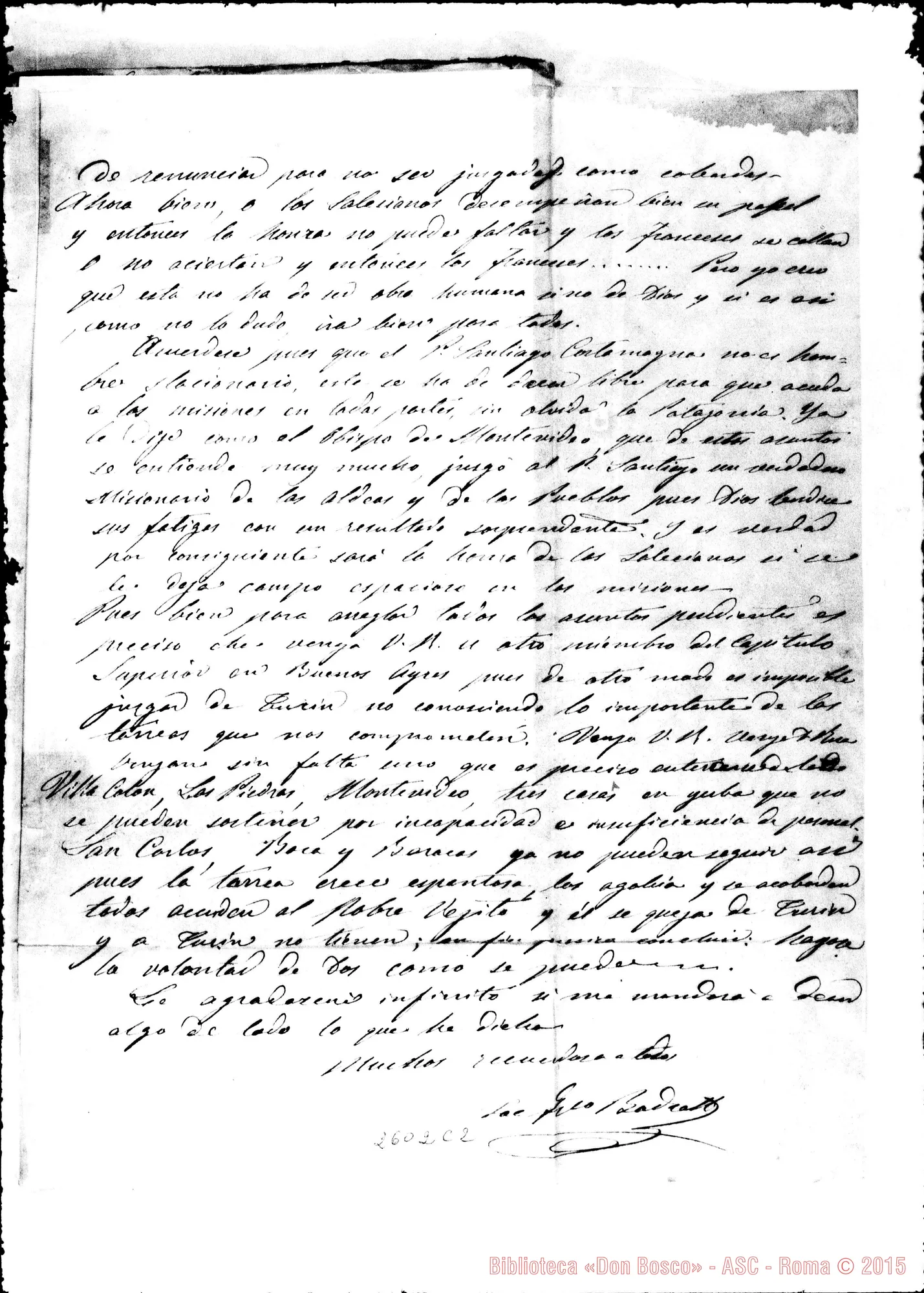 Fotogramma C 2 — Bodrato - Cagliero. S. Carlos, 24-09-1879