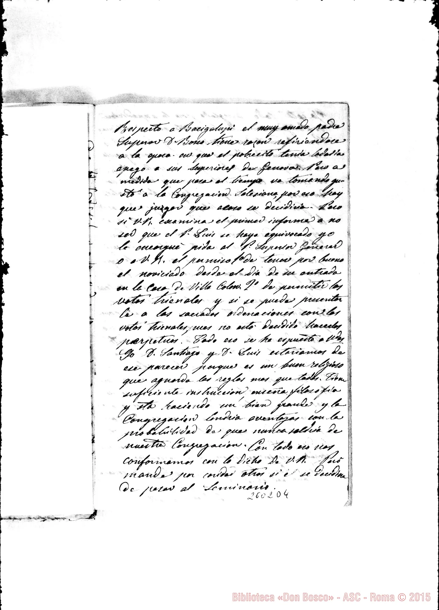 Fotogramma D 4 — Bodrato - Cagliero. Almagro, 4-12-1879