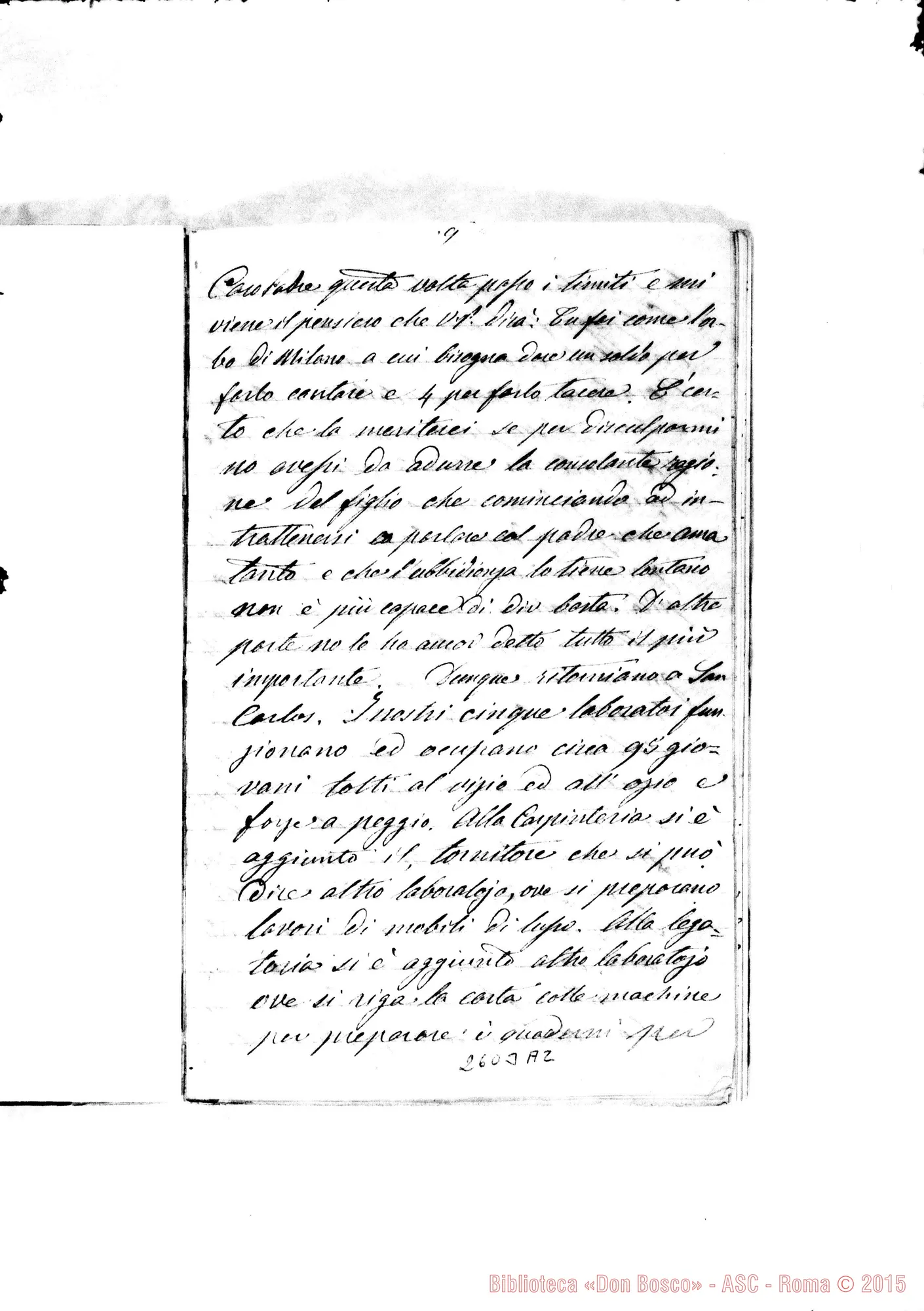 Fotogramma A 2 — Bodrato - D. Bosco. Almagro, 6-04-1880
