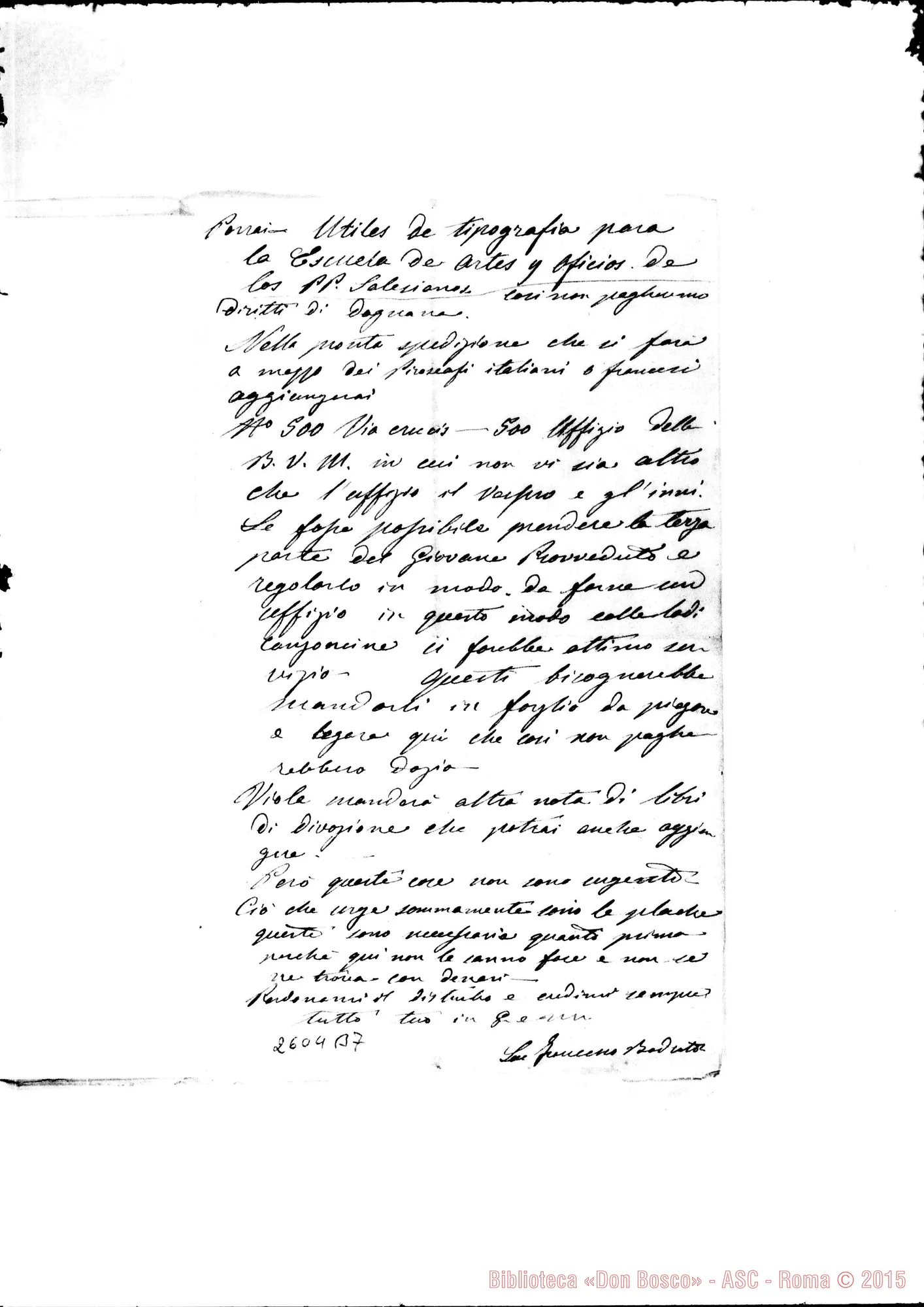 Fotogramma B 7 — Bodrato - Barale. Buenos Aires, 2-01-1878