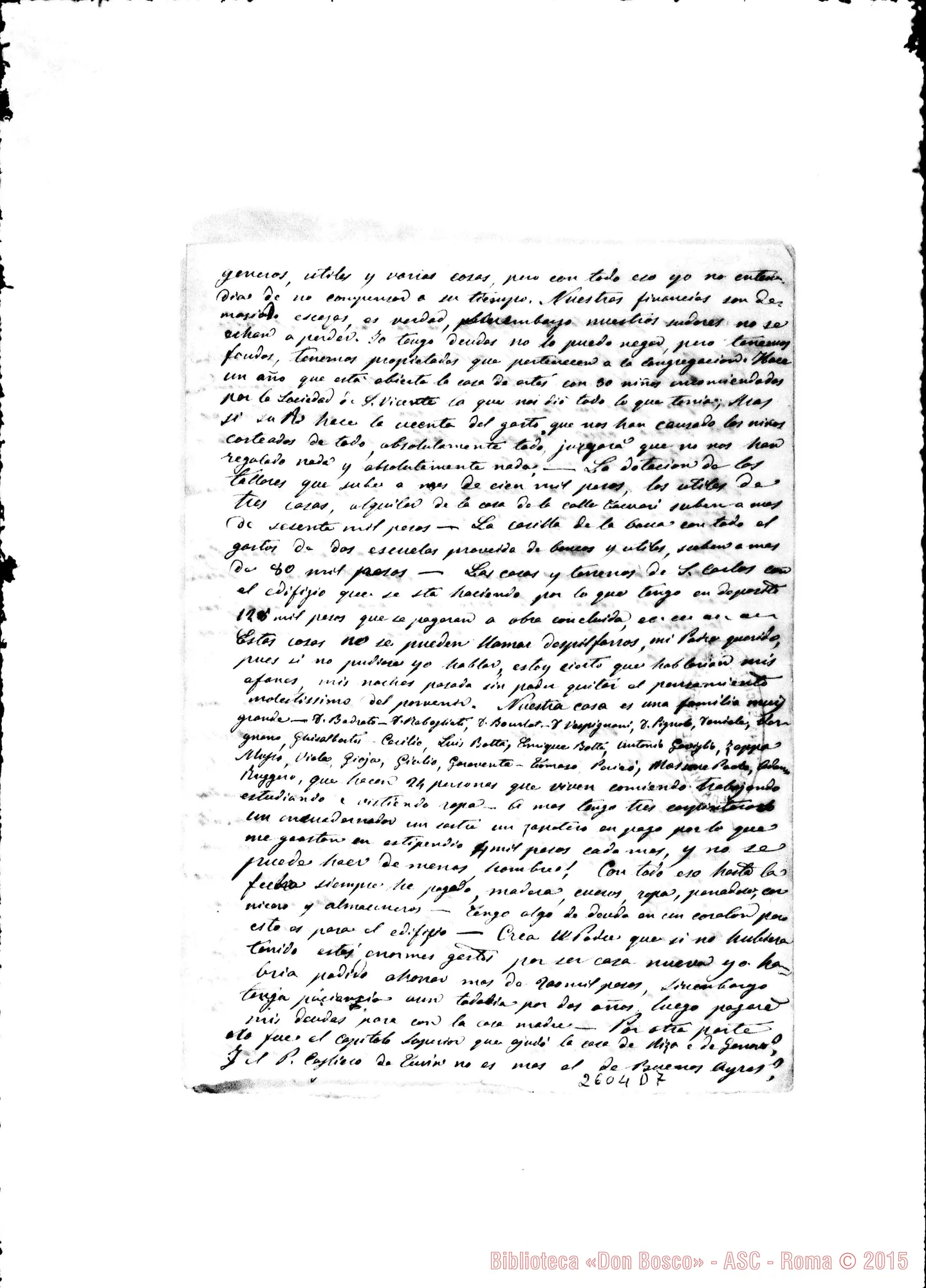 Fotogramma D 7 — Bodrato - Cagliero. S. Carlos, 19-06-1878