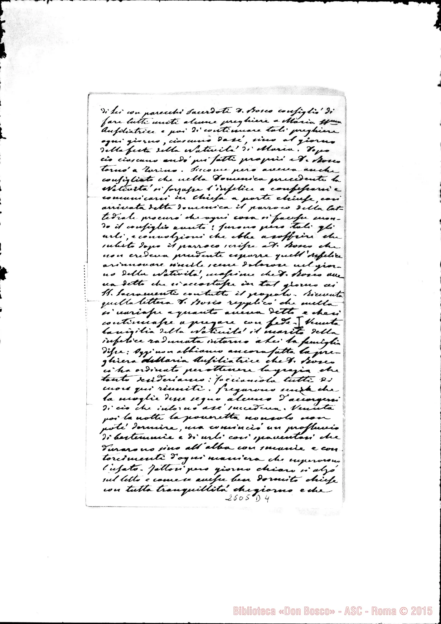 Fotogramma D 4 — Oreglia - Madre Galeffi Maddalena. Torino, 10-09-1867