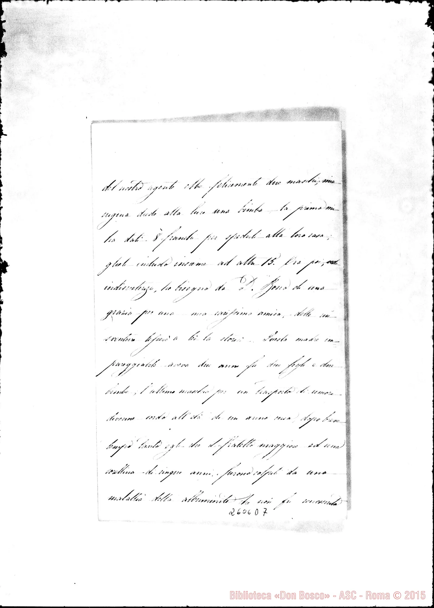 Fotogramma D 7 — Antinori Mannelli - Oreglia. Firenze, 22-11-1866
