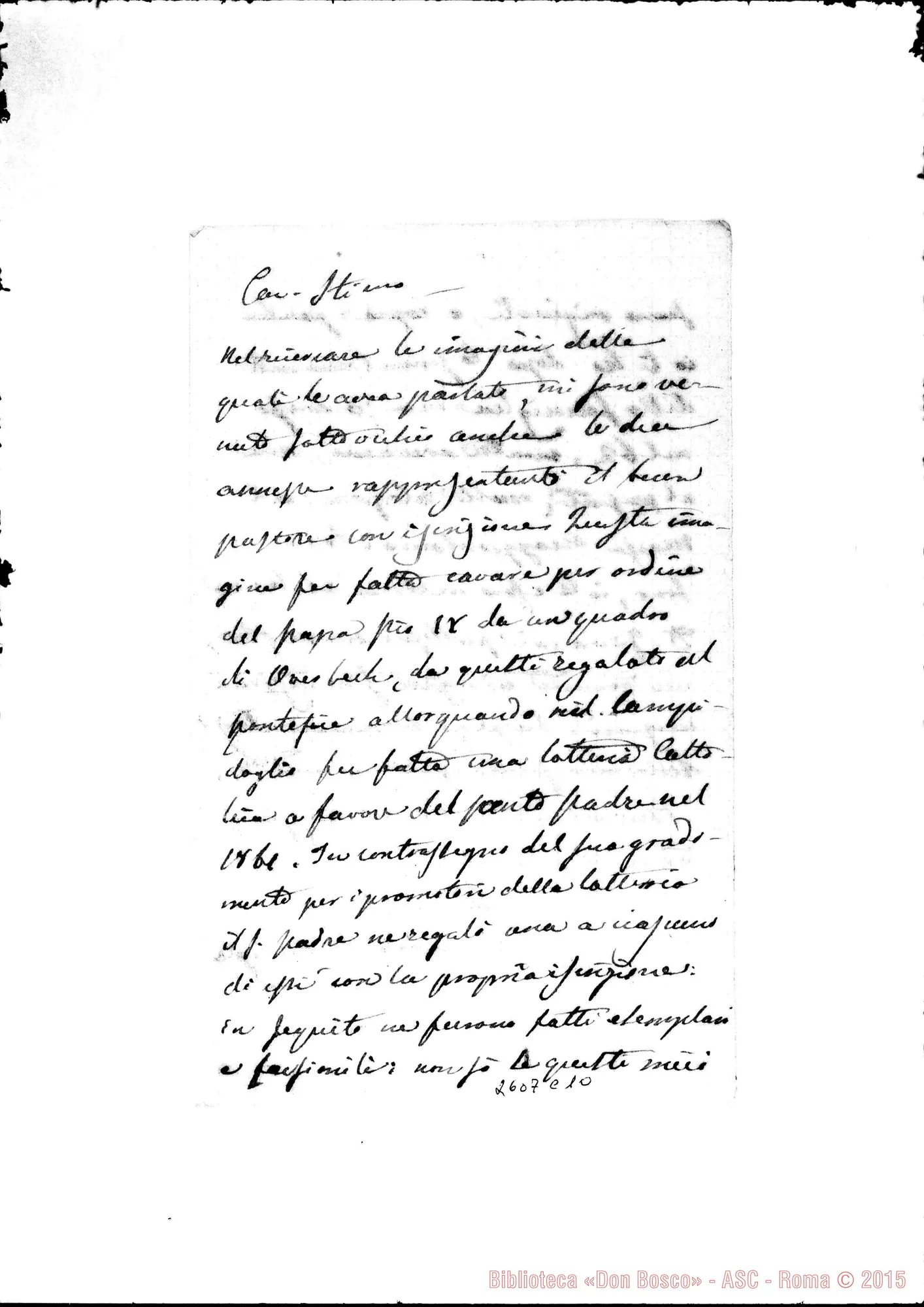 Fotogramma C 10 — Bentivoglio Annibaie - Oreglia. s.d.