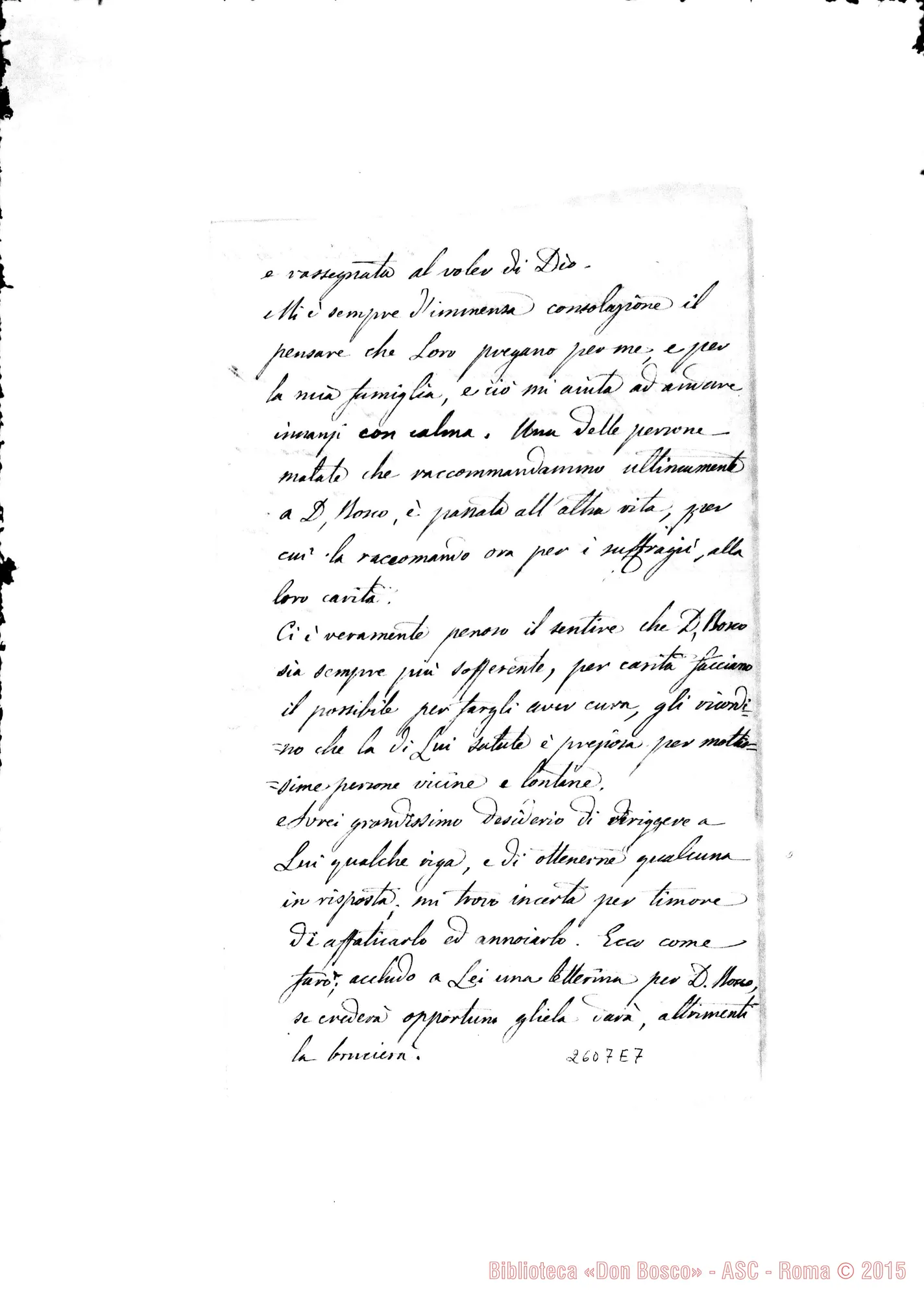 Fotogramma E 7 — Bentivoglio Anna - Oreglia. Frascati, 18-09-1866