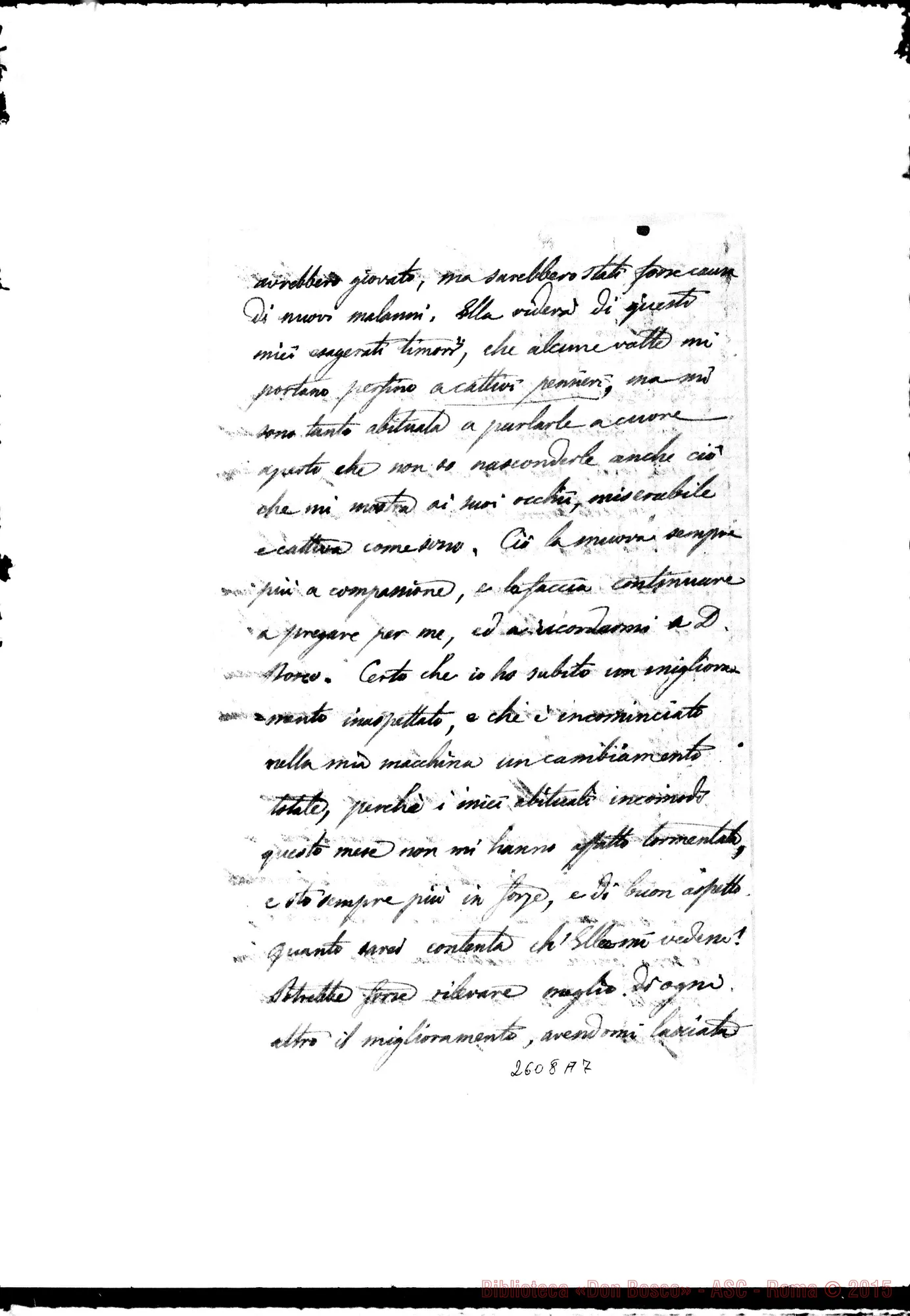 Fotogramma A 7 — Bentivoglio Anna - Oreglia. Frascati, 7-11-1866