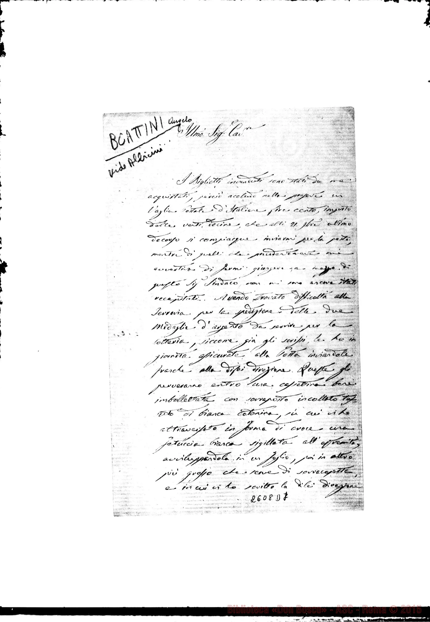 Fotogramma D 7 — Boattini Angelo - Oreglia. Forlì, 28-02-1867